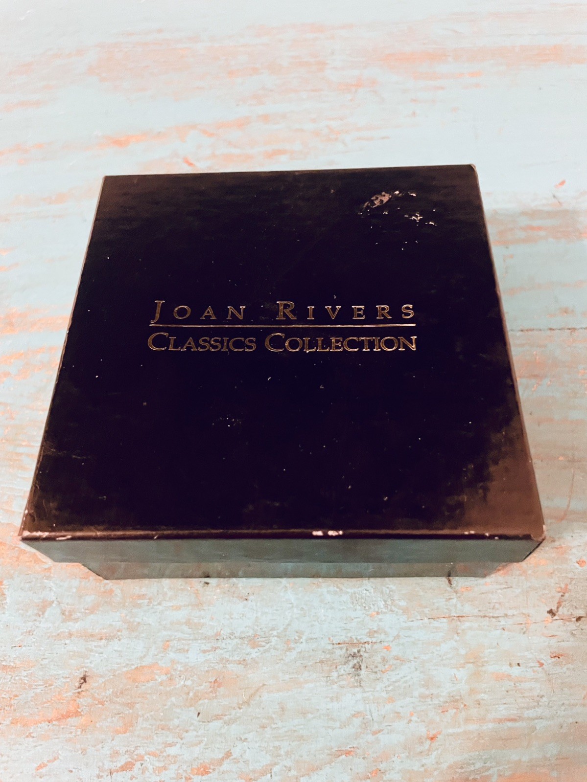 Signed JOAN RIVERS Classic Collection Enamel TURTLE Brooch RHINESTONE New In BOX