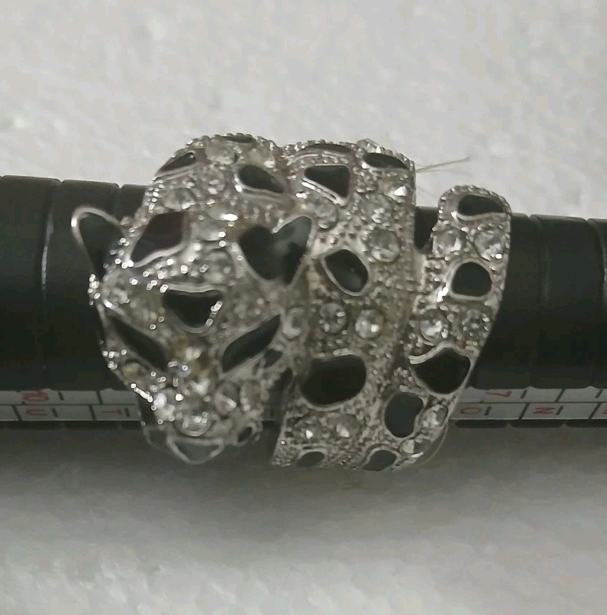 1990’s Style Leopard Jaguar Cheetah Wraparound Expanding Big Cat Ring