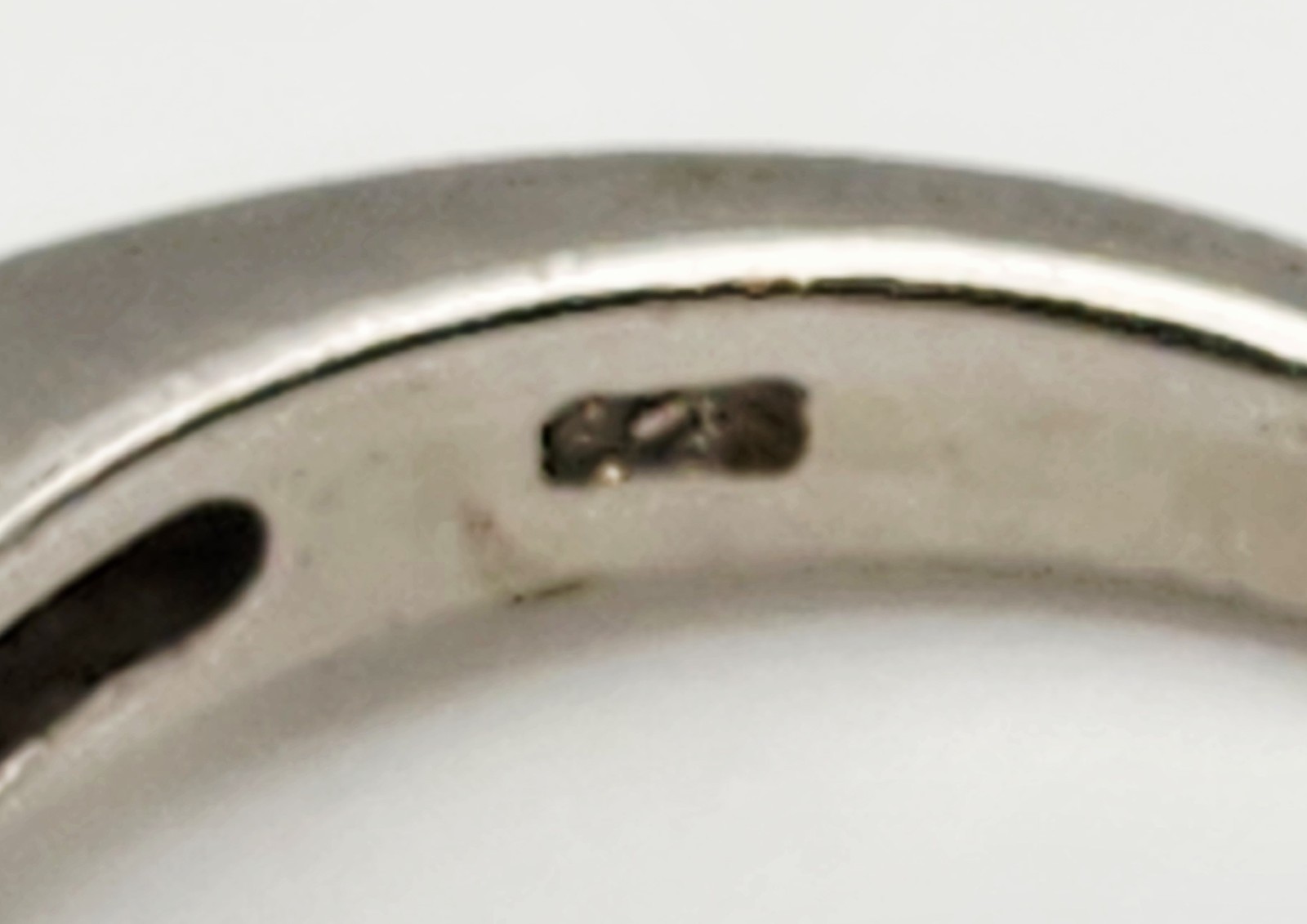 Vintage Sterling Silver Princess &Trillion Cut CZ Statment Ring Size 5
