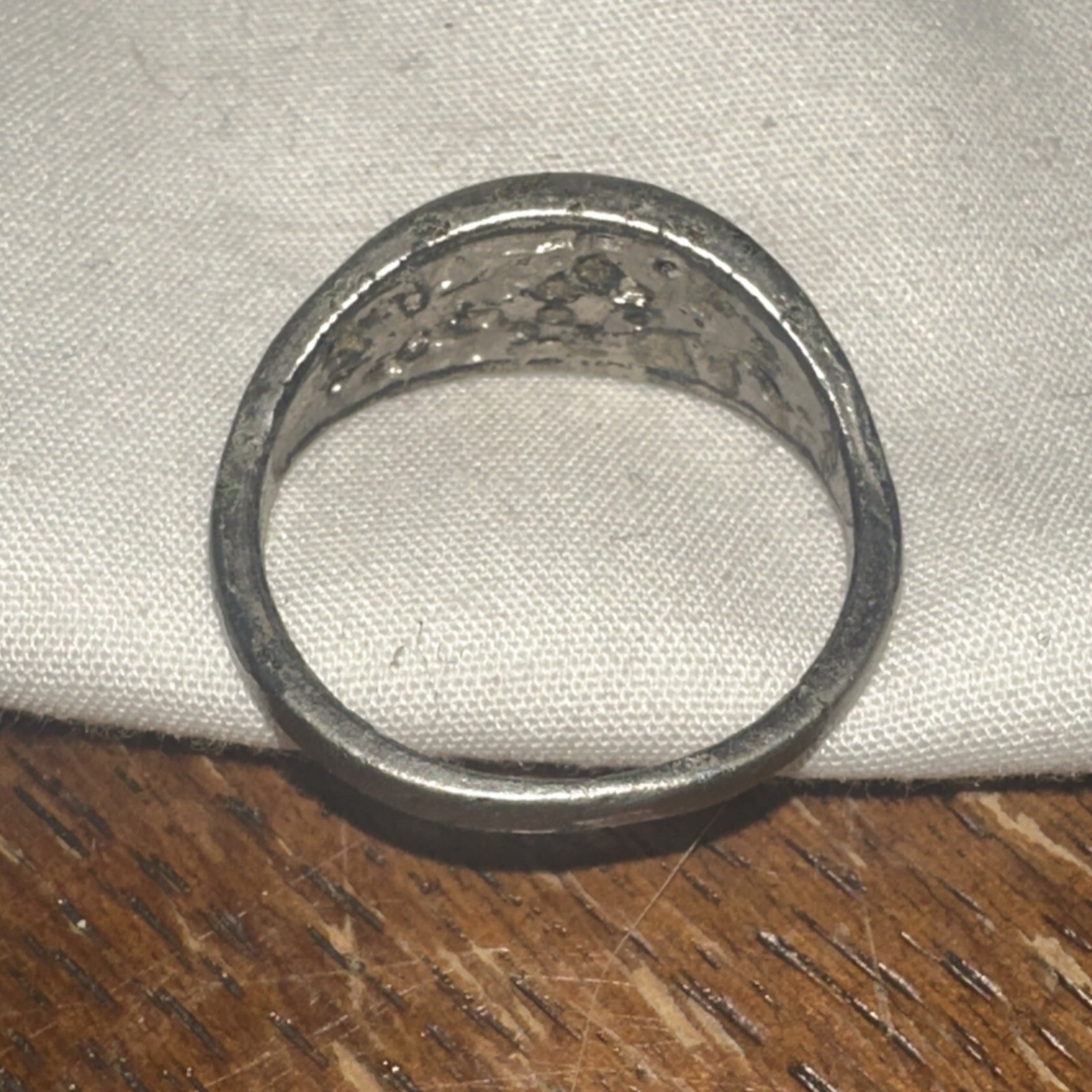 Vintage Ring. Not Magnetic Metal With Intricate Designs Check Description