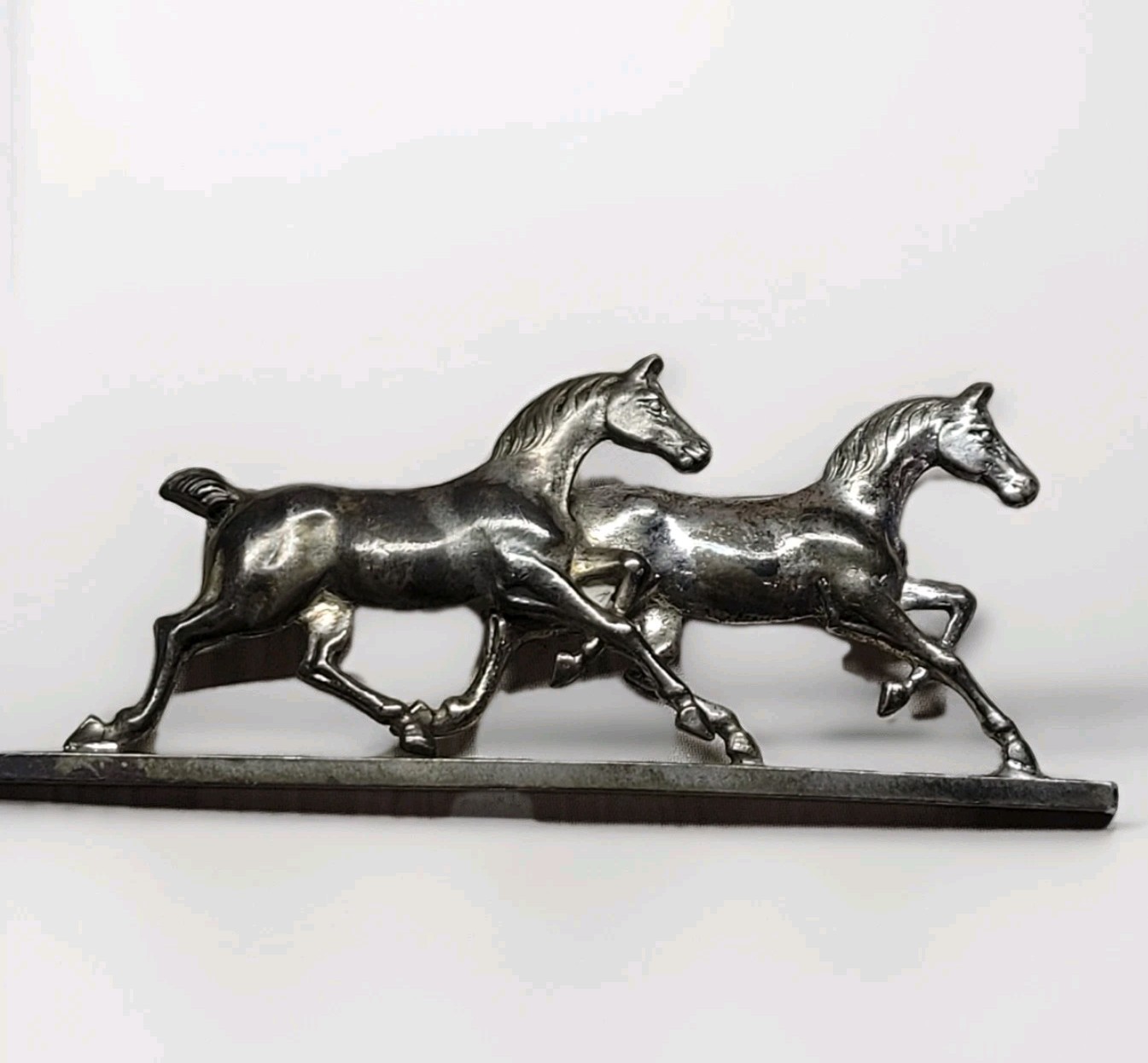Vintage Sterling Silver Running Horse Brooch 925 Equestrian Pin Tested 6g