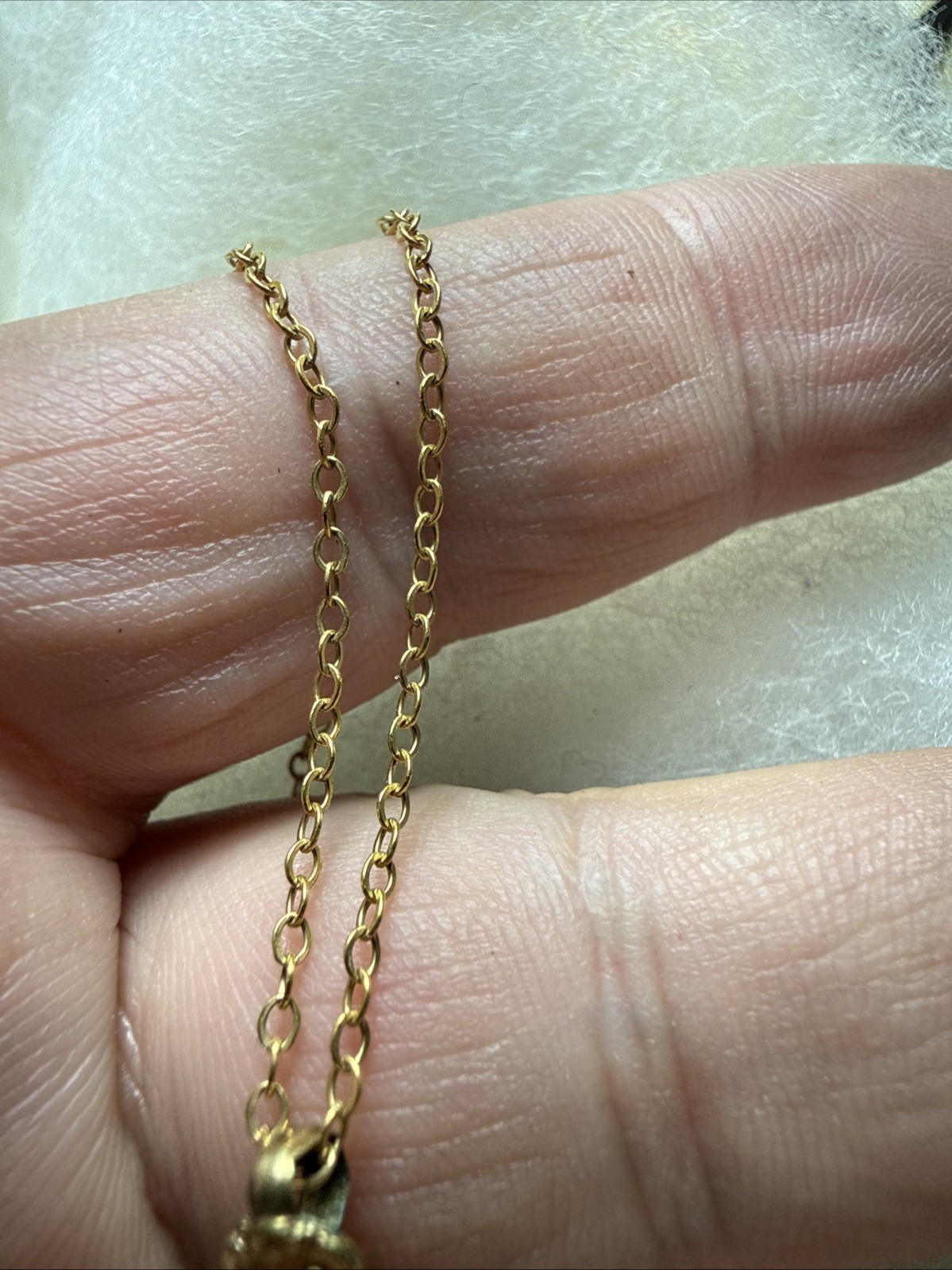 Necklace Locket Victorian 100 Years Old Gold Filled Vintage 17” Gold Fill Chain