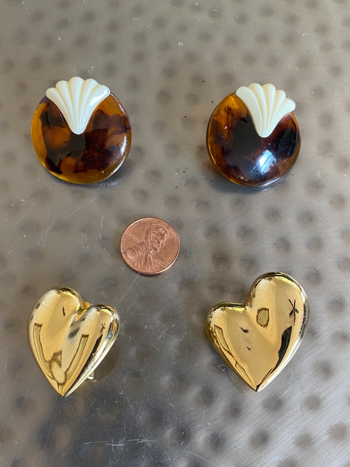 Collection of 60’s, 70’s & 80’s Collectible Vintage Earrings (Trifari, Lucite)