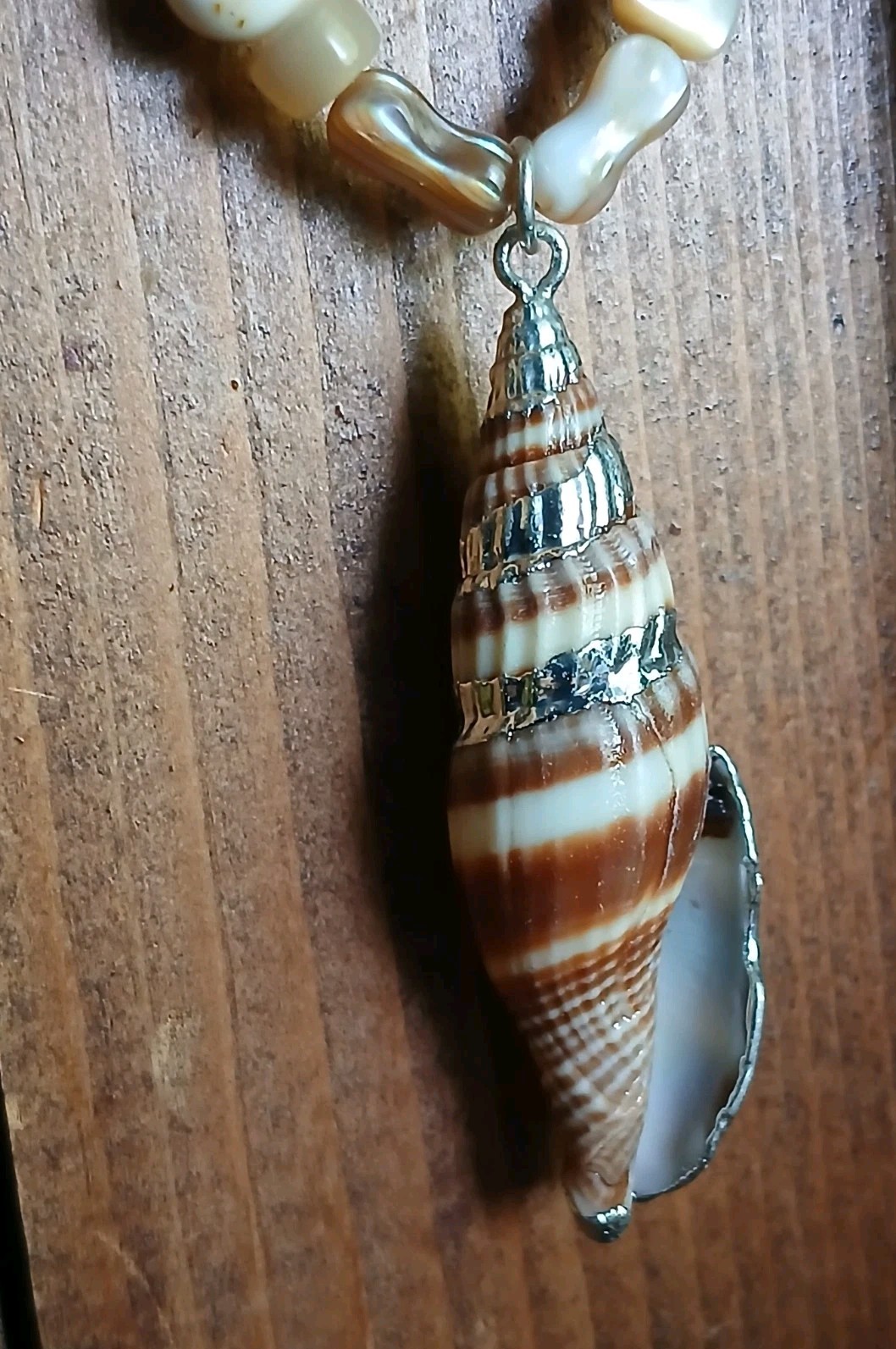 Ocean Shell Necklace Hemp Cord Hippie Boho Travel Beach Wear Friend’s Gift