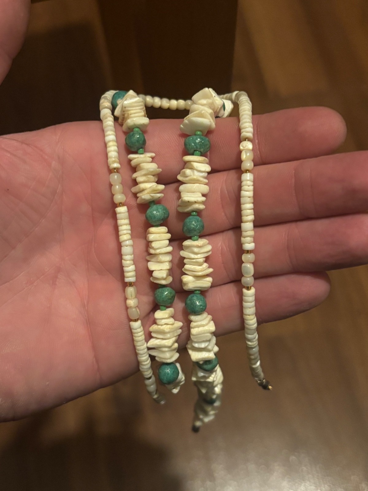 2 Vintage Puka Shell Necklaces 16” – Natural Shells And Beads