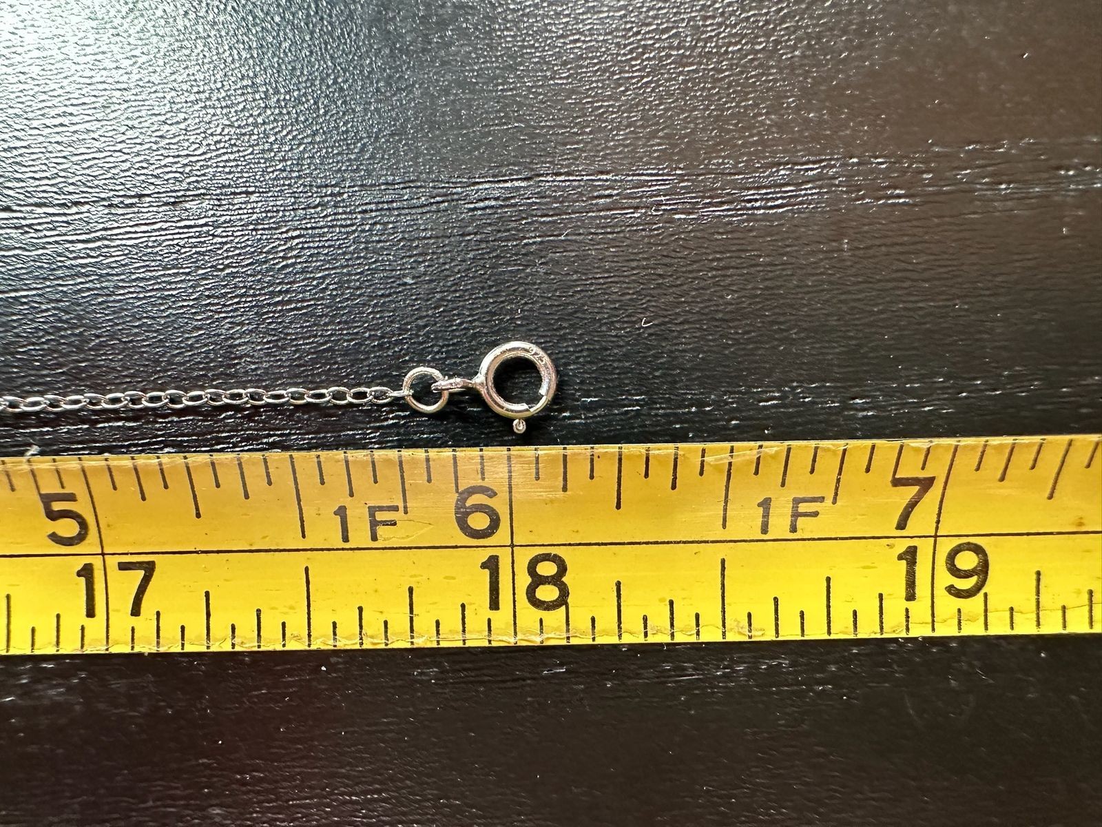 0.78g Vintage Sterling Silver 925 Oval Link Chain Necklace 18 in M