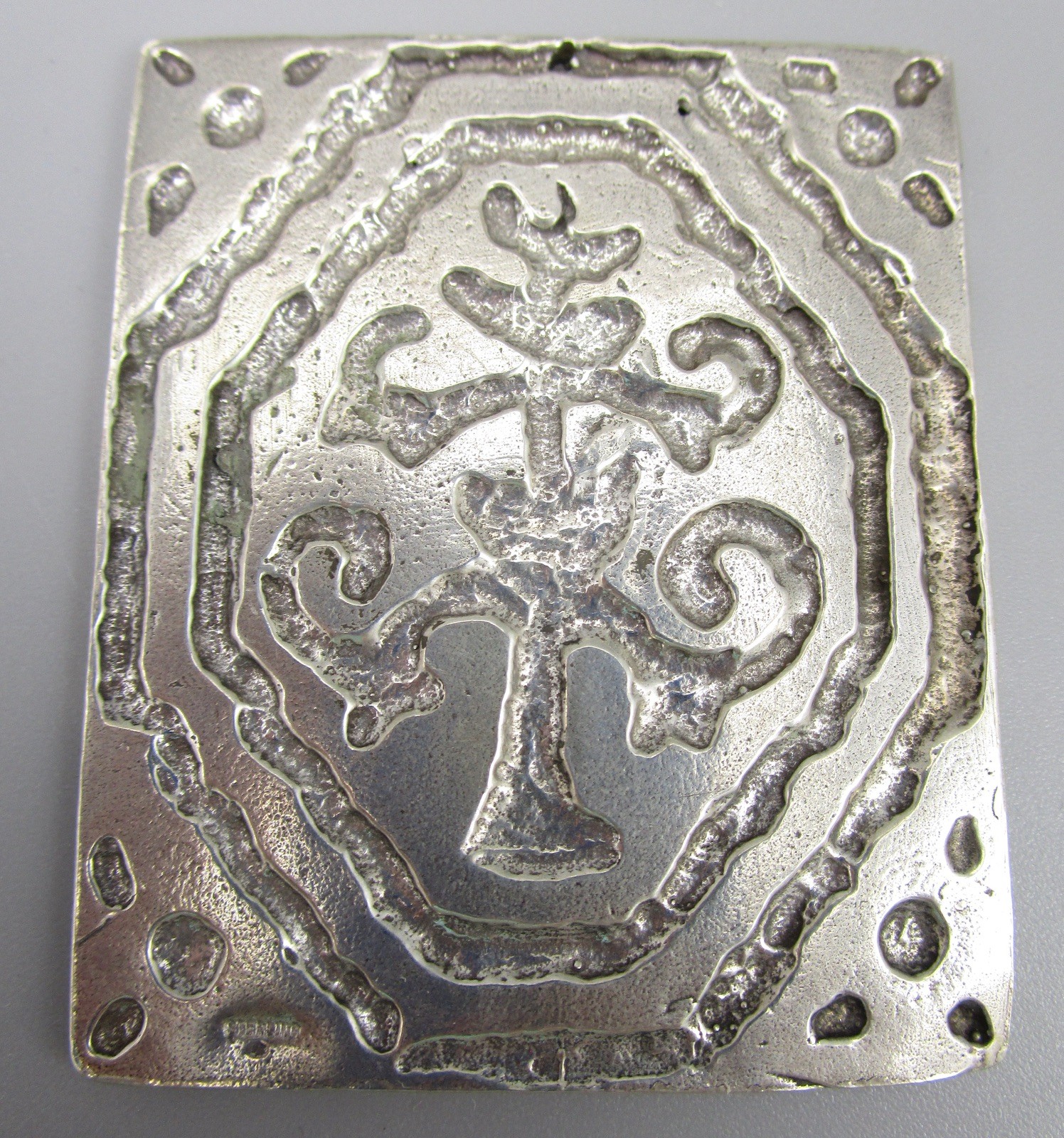 SCARCE DIAN MALOUF STERLING LA FONDA HOTEL SANTA FE PENDANT CHRISTMAS ORNAMENT 