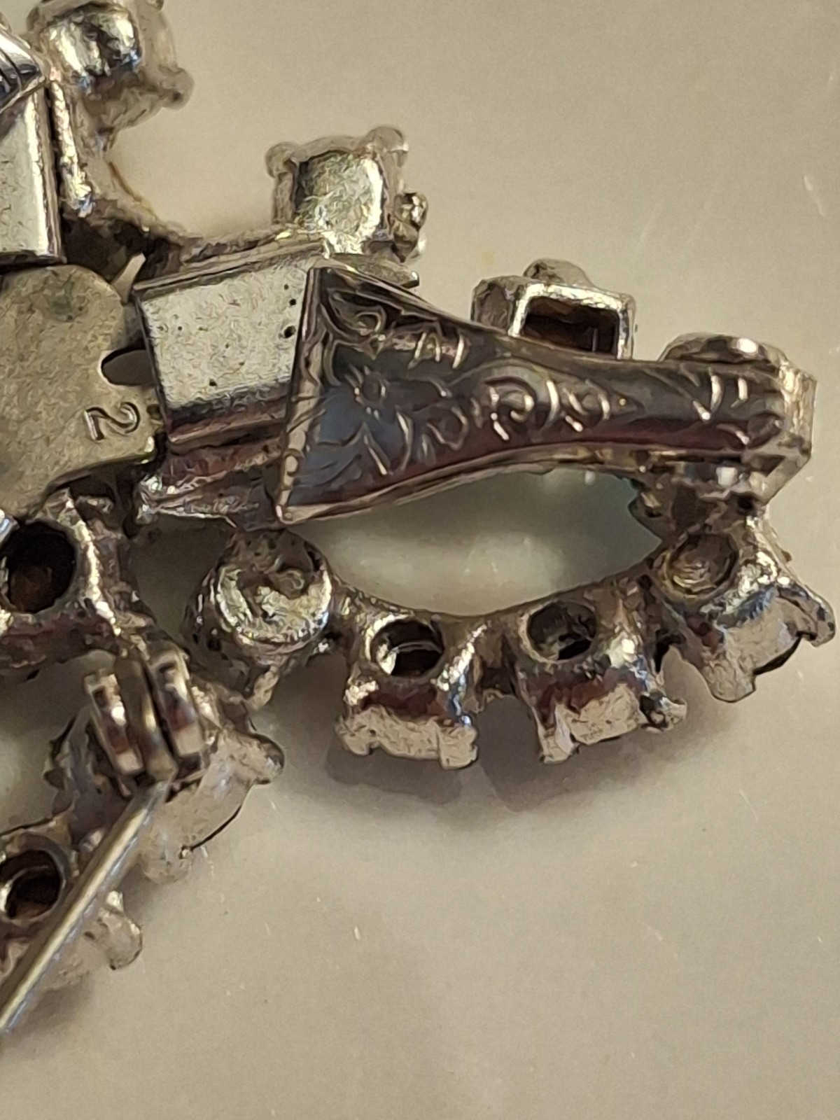 ISKIN Modular 3-in-1 Piece Convertible Brooch Pin & Clip Earrings 1940 Art Deco