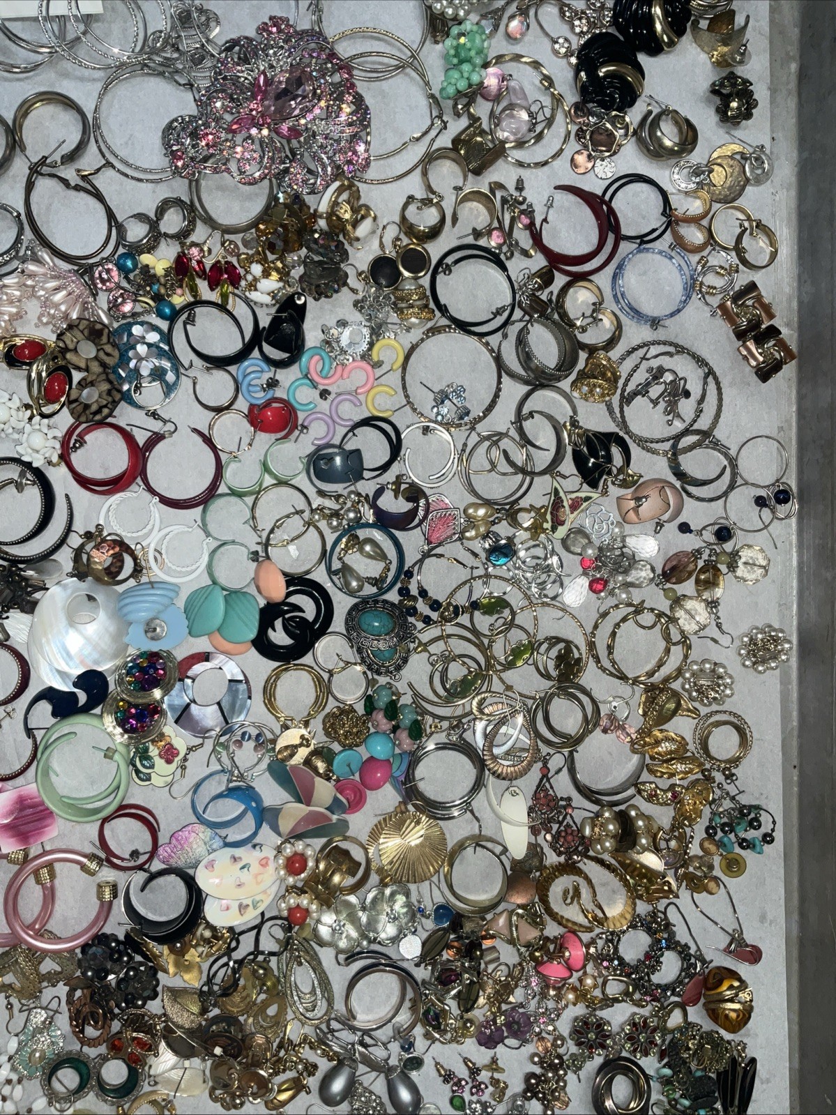 Huge Estate Jewelry Lot 500+Pc 40 Lb All Wearable Antique to Now Many Signed