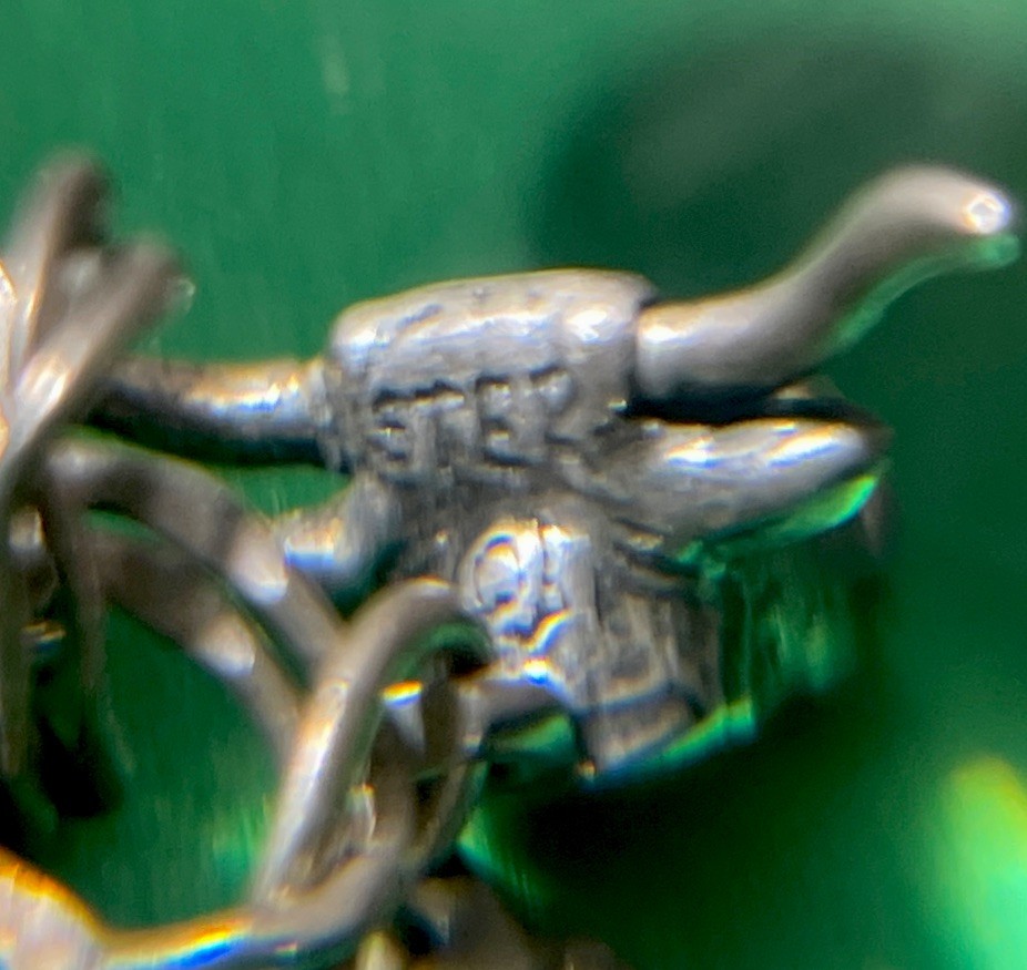 Vintage 925 Sterling Silver Charm Bracelet with 4 Charms – Italy