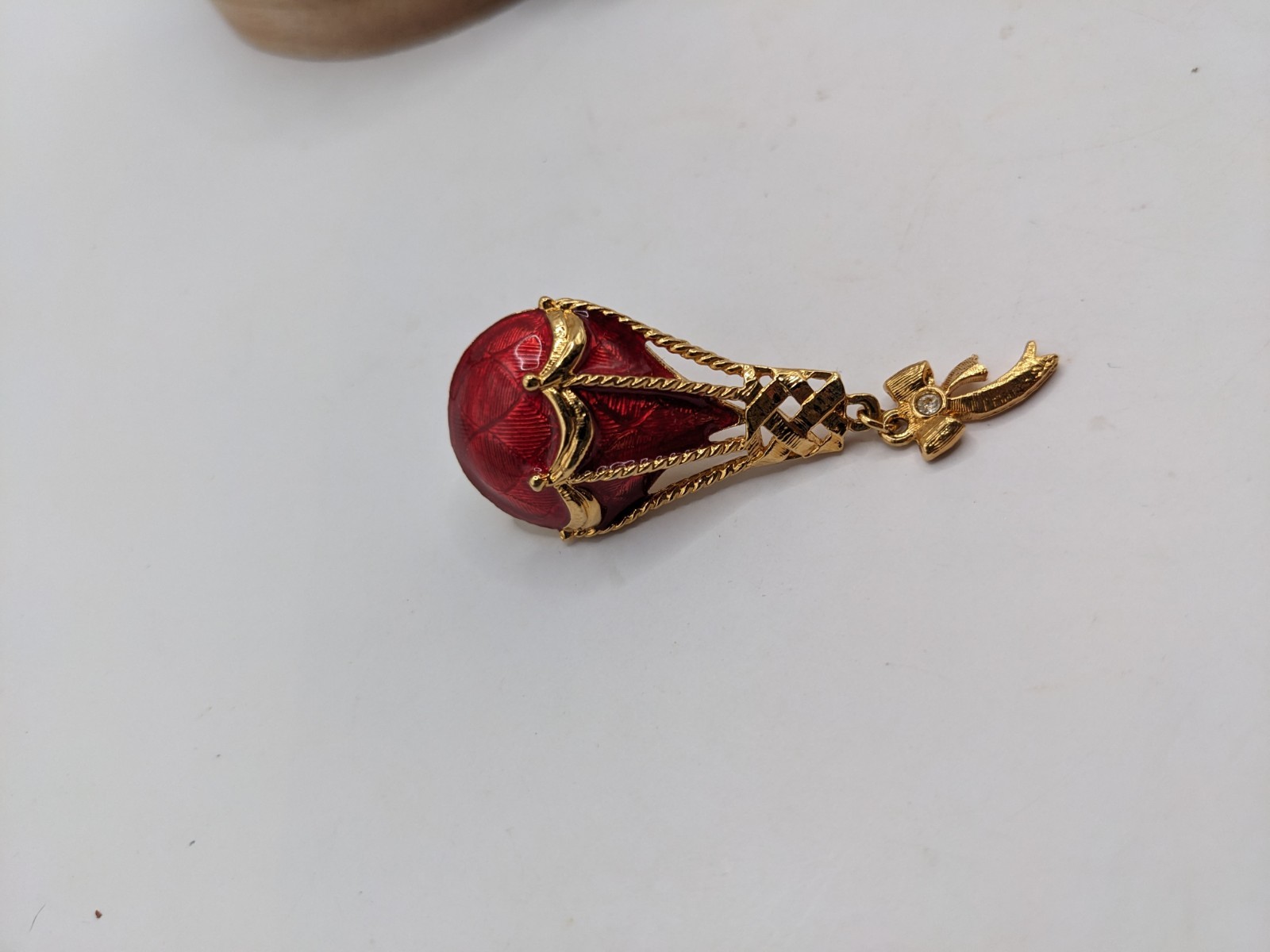 Vintage Jewlery Lot, Charm Bracelet, Brooches,Pin Gold Tone Red, Monet,Granland