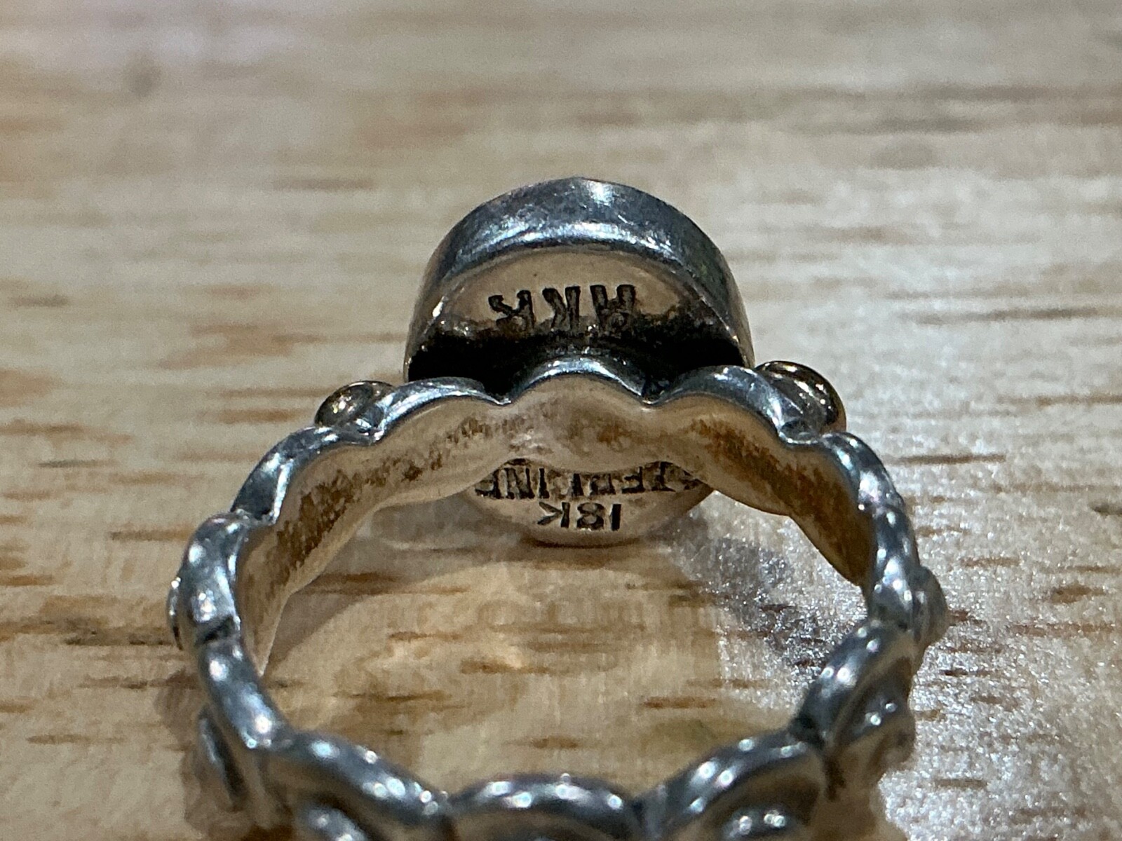 Amy Kahn Russell Ring 18K & 925 Sterling Silver AKR