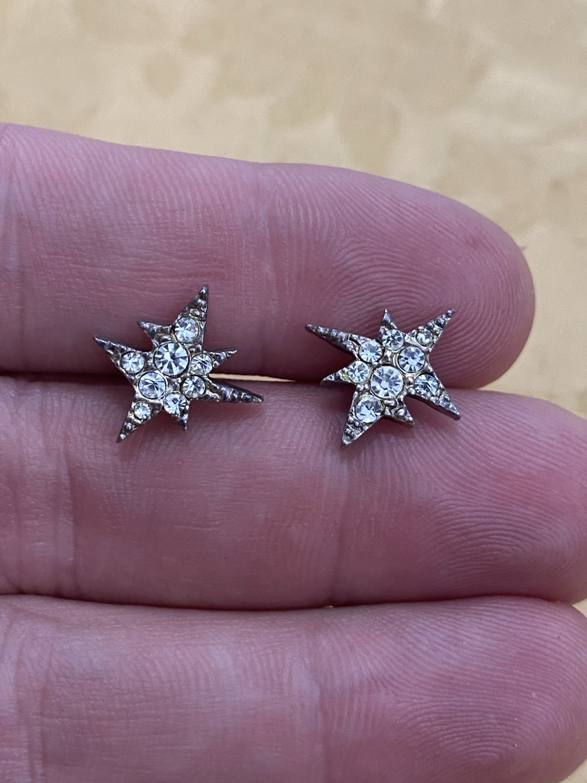 MMA FBS Forbes Metropolitan Museum Sterling Silver 925 Signed Crystal Earrings