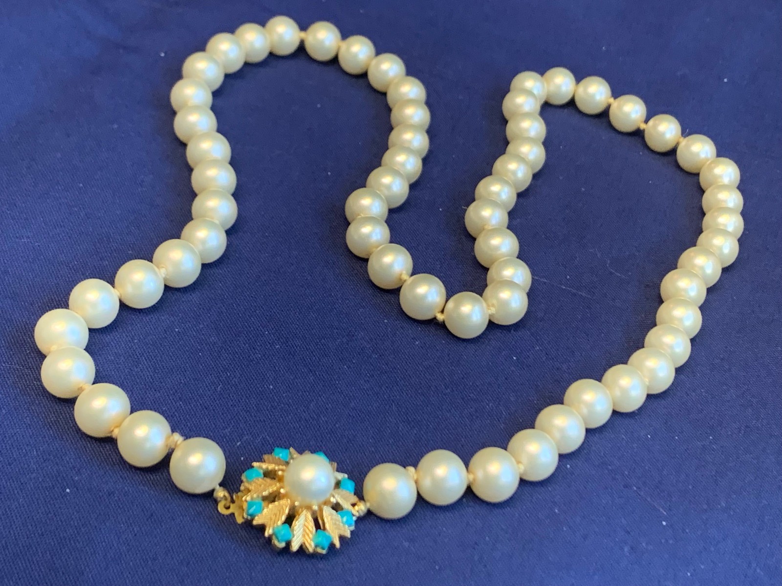 Vtg Costume Jewelry Lot Napier ICO Monet Avon Faux Pearl / Turquoise / Gems