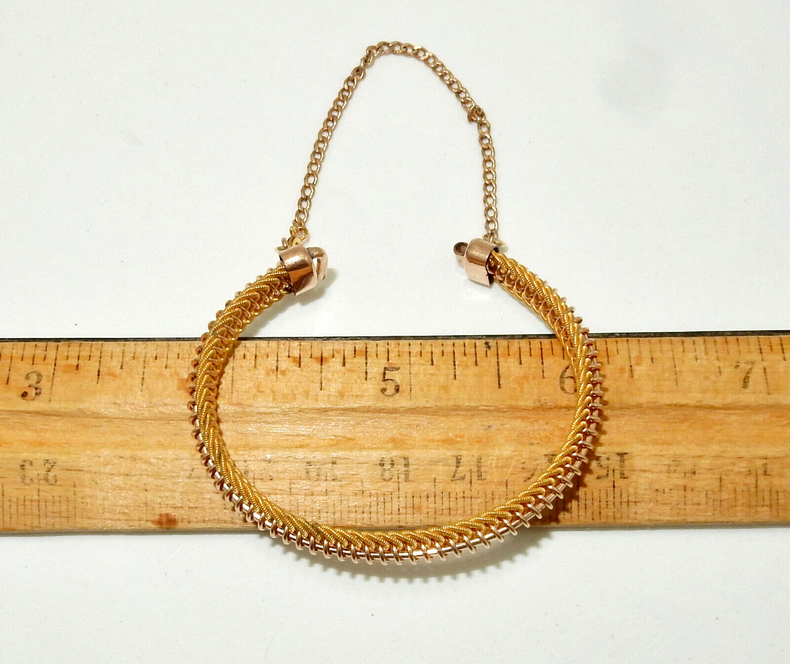 Vintage 9K Gold Filled Bracelet Expanding Bendable 10 grams CHILD SIZE/PETITE