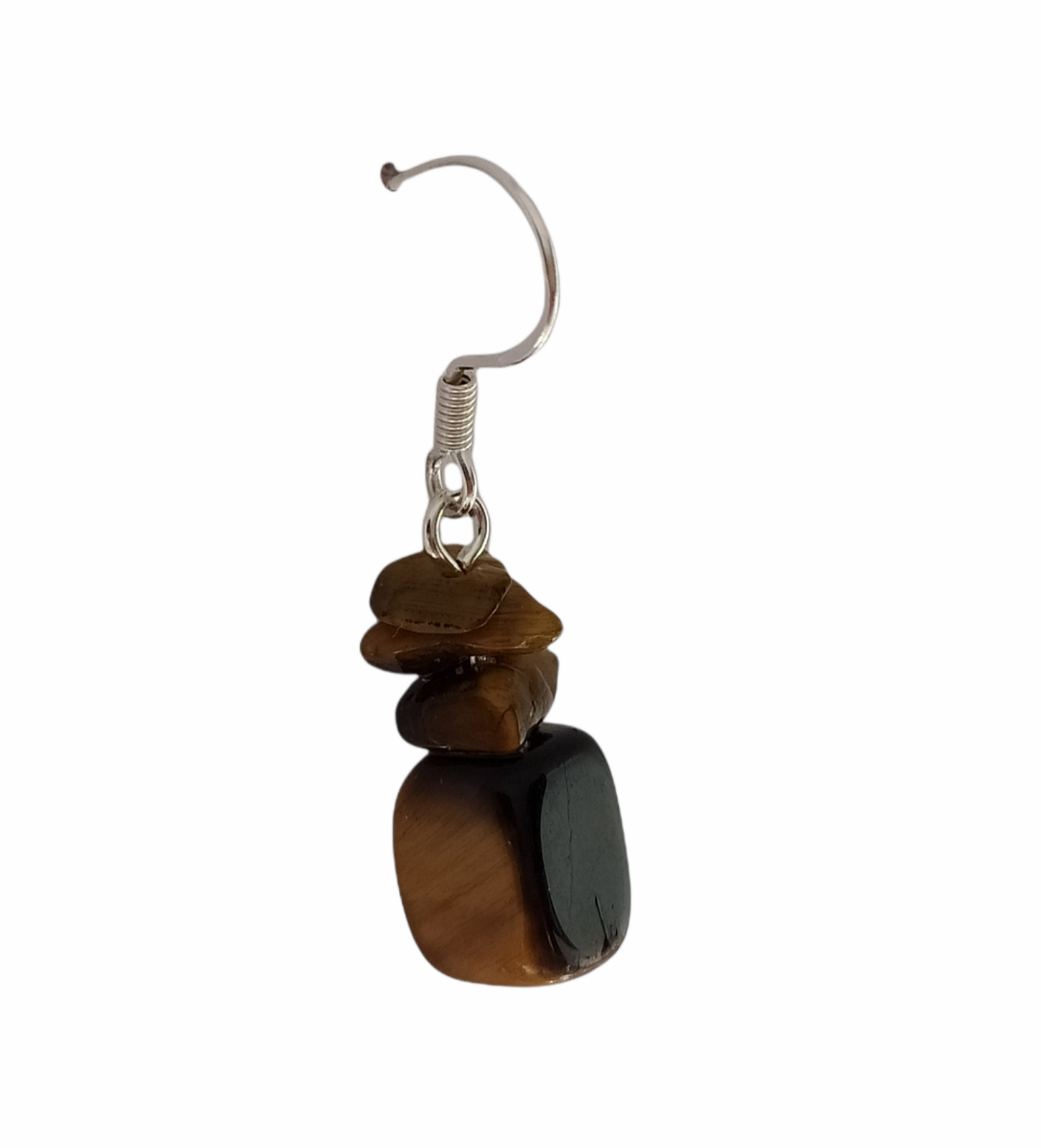 Amethyst, Jade & Tiger’s eye In Beautiful Earrings Handmade & Free Shipping!!.