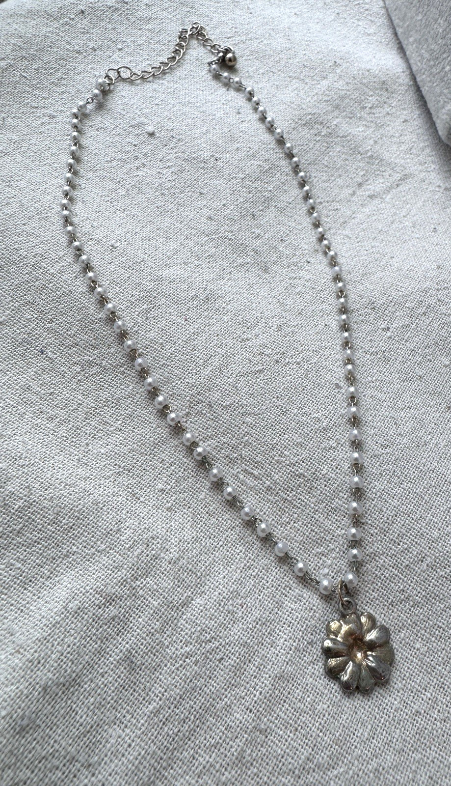 DAISY Y2K Vintage Dainty Minimalist Pearl Necklace Delias 2000s 1990s coquette🌼
