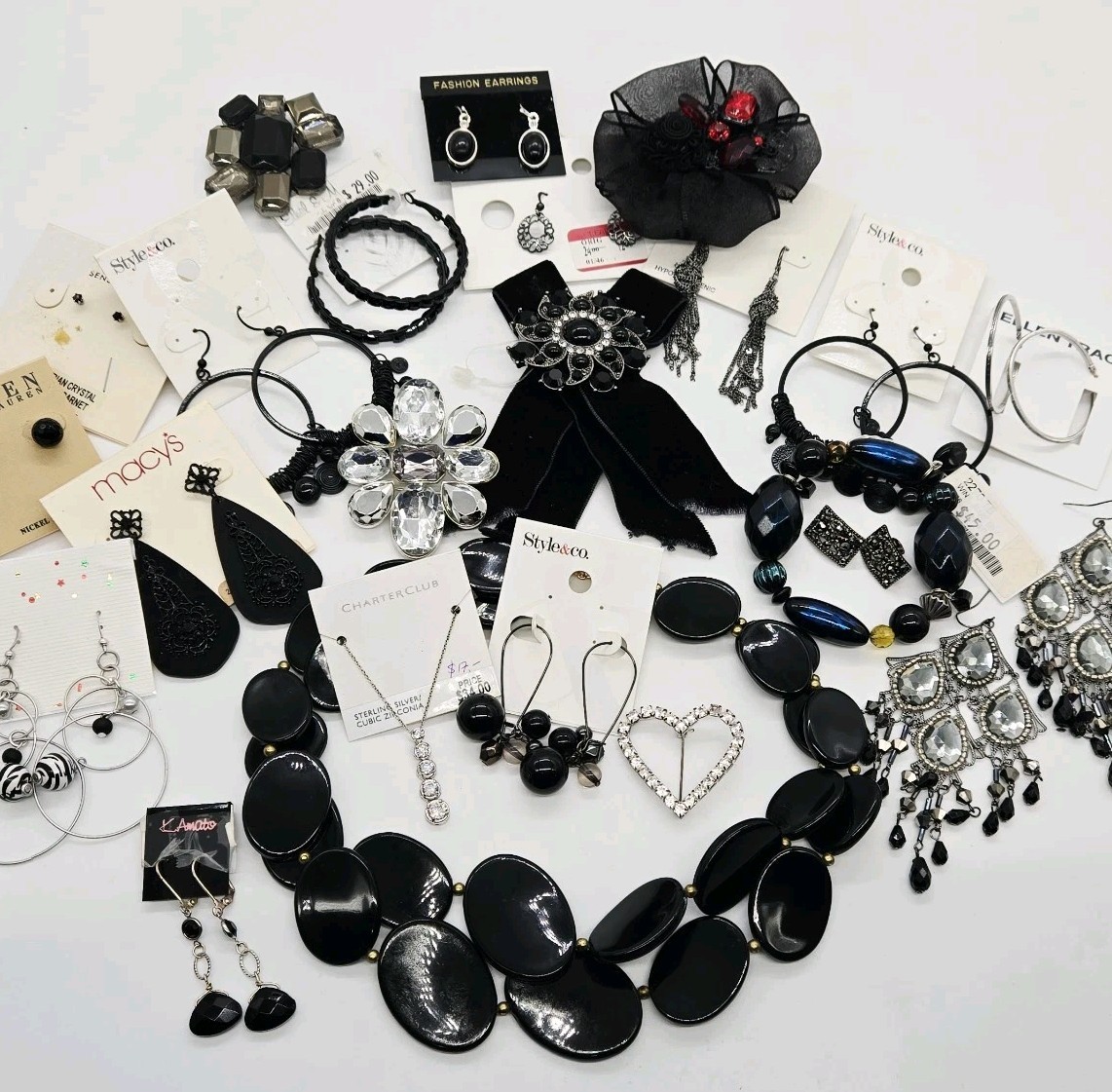 Designer Jewelry Lot Signed Unsigned 5 Pounds Over 71 Pieces Vintage Costume
