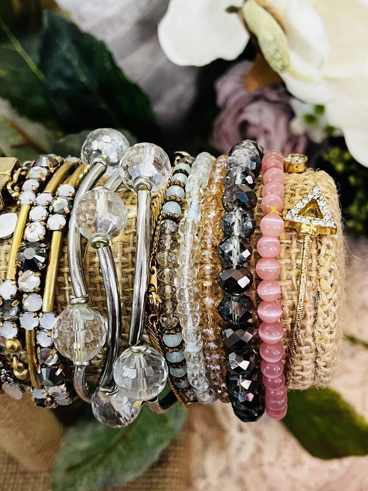 Boho Fashion Lot 30 Mixed Bracelets Jewelry Resell Use Stella & Dot Cookie Lee