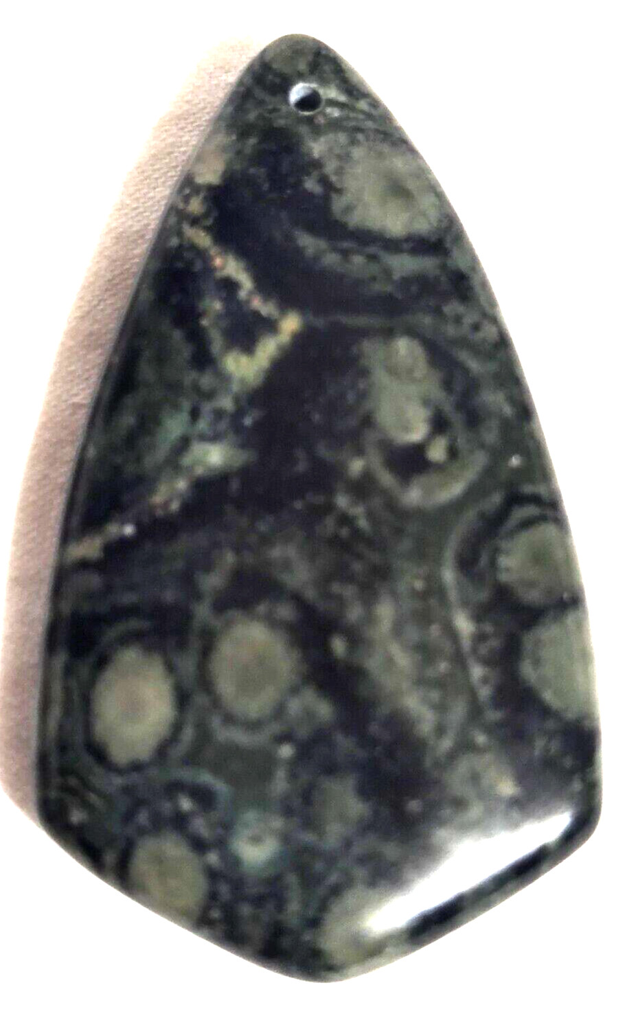 Pendant for Necklace Star Galaxy JASPER Stone Teardrop Cabochon 2″