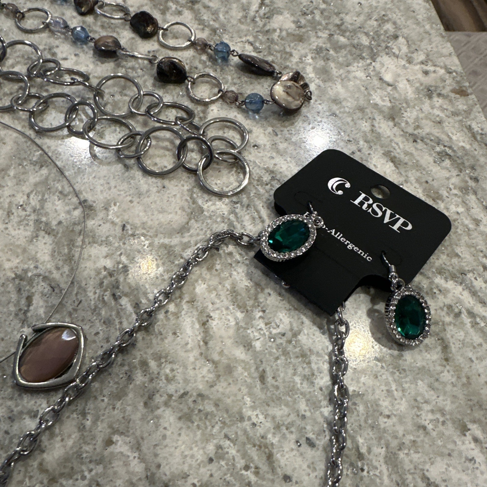 VTG TO NOW ESTATE JEWELRY LOT OF 40+ Pieces Lia Sophia Designer Gaudy Y2K