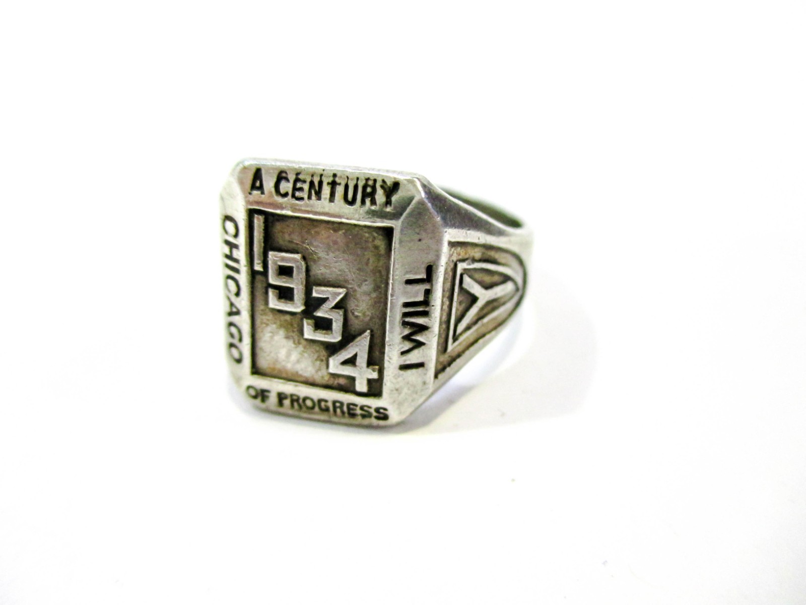 Sterling Silver Ring Chicago World’s Fair Souvenir