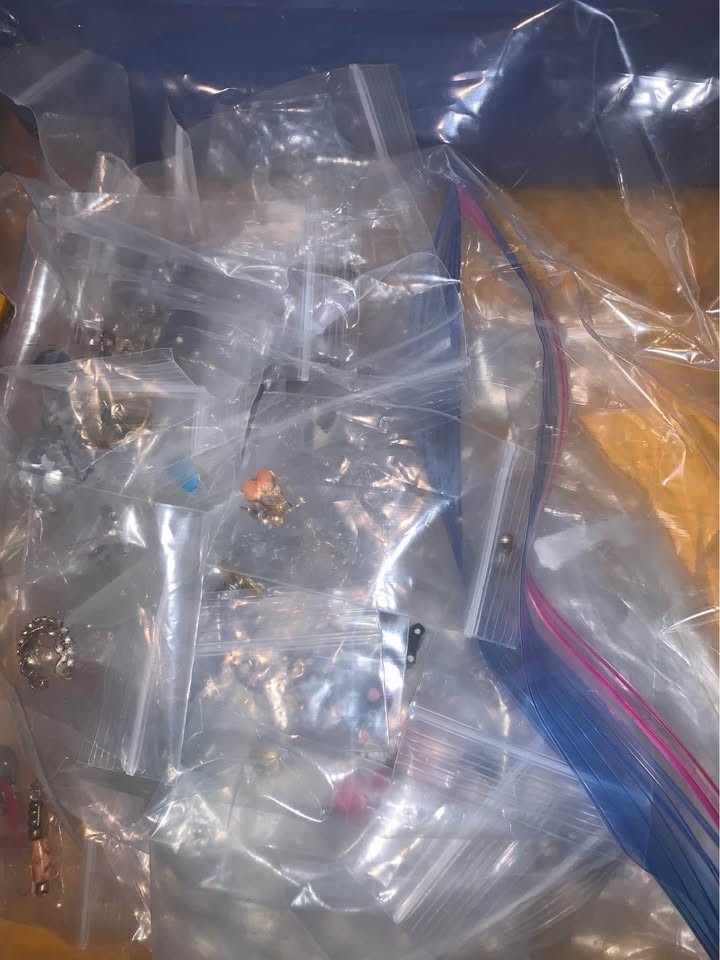Vintage Lot of 100+ PAIRS OF Pierced EARRINGS 1970’s to 1990’s Dangle HOOP Stud