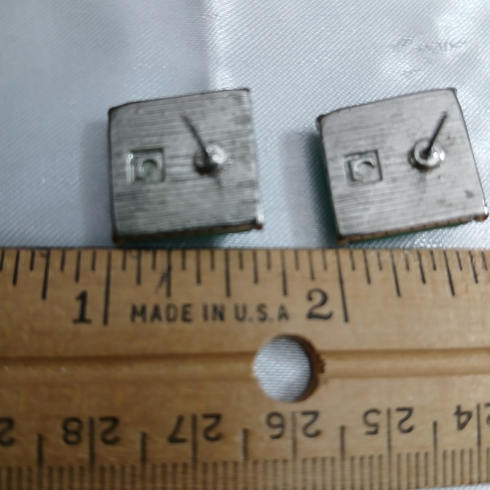 Liz Claiborne Turquoise Blue Stud Earrings Vintage Business Casual