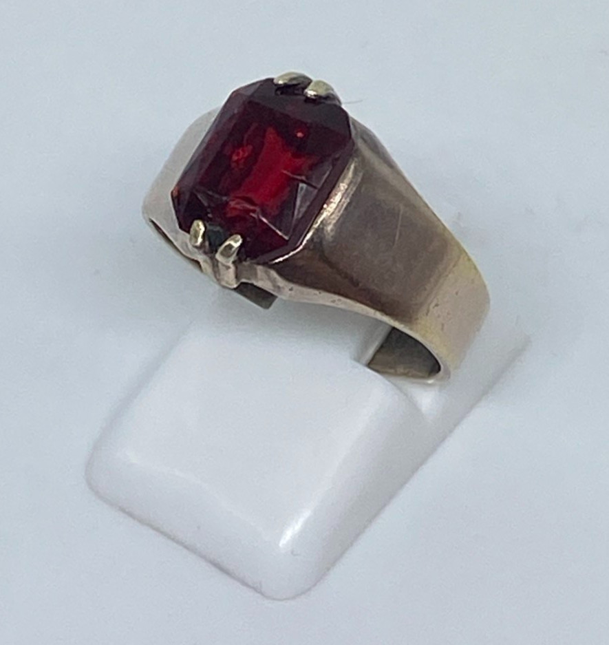 Rings Silver 875 Size 8.25 . Weight 3.42 g. Soviet Vintage Jewelry USSR