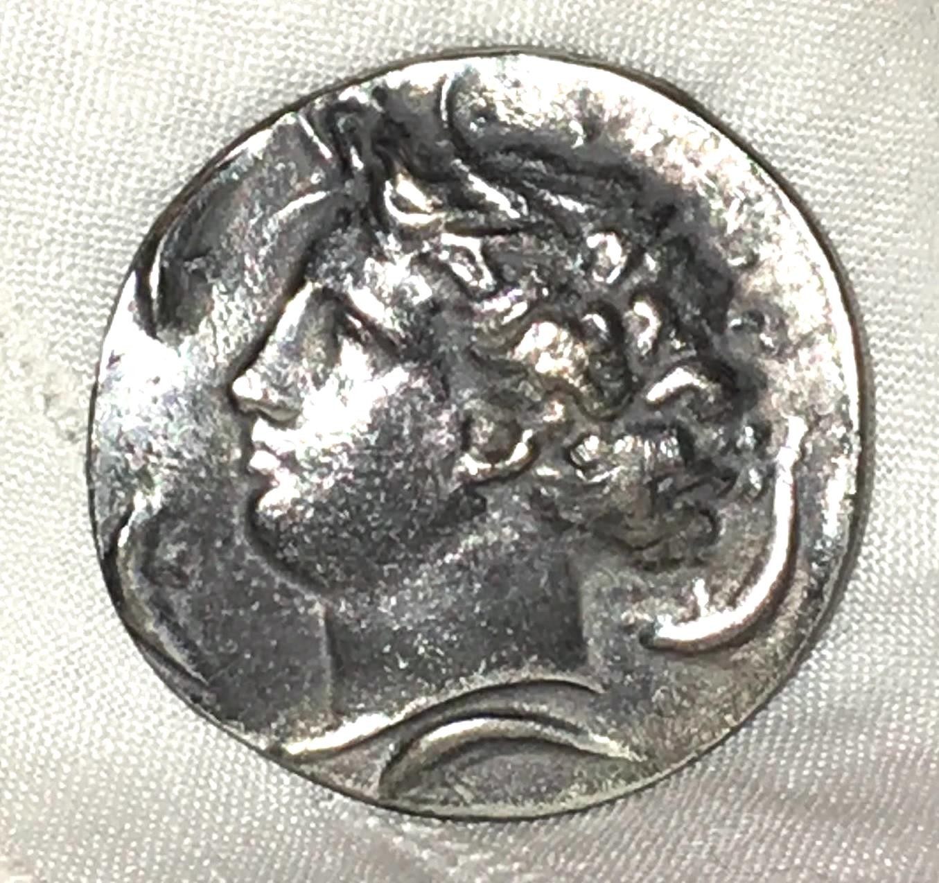 Silver Roman Coin Brooch Vintage MMA Vtg Alva Studio Pin Museum Replica Lovre