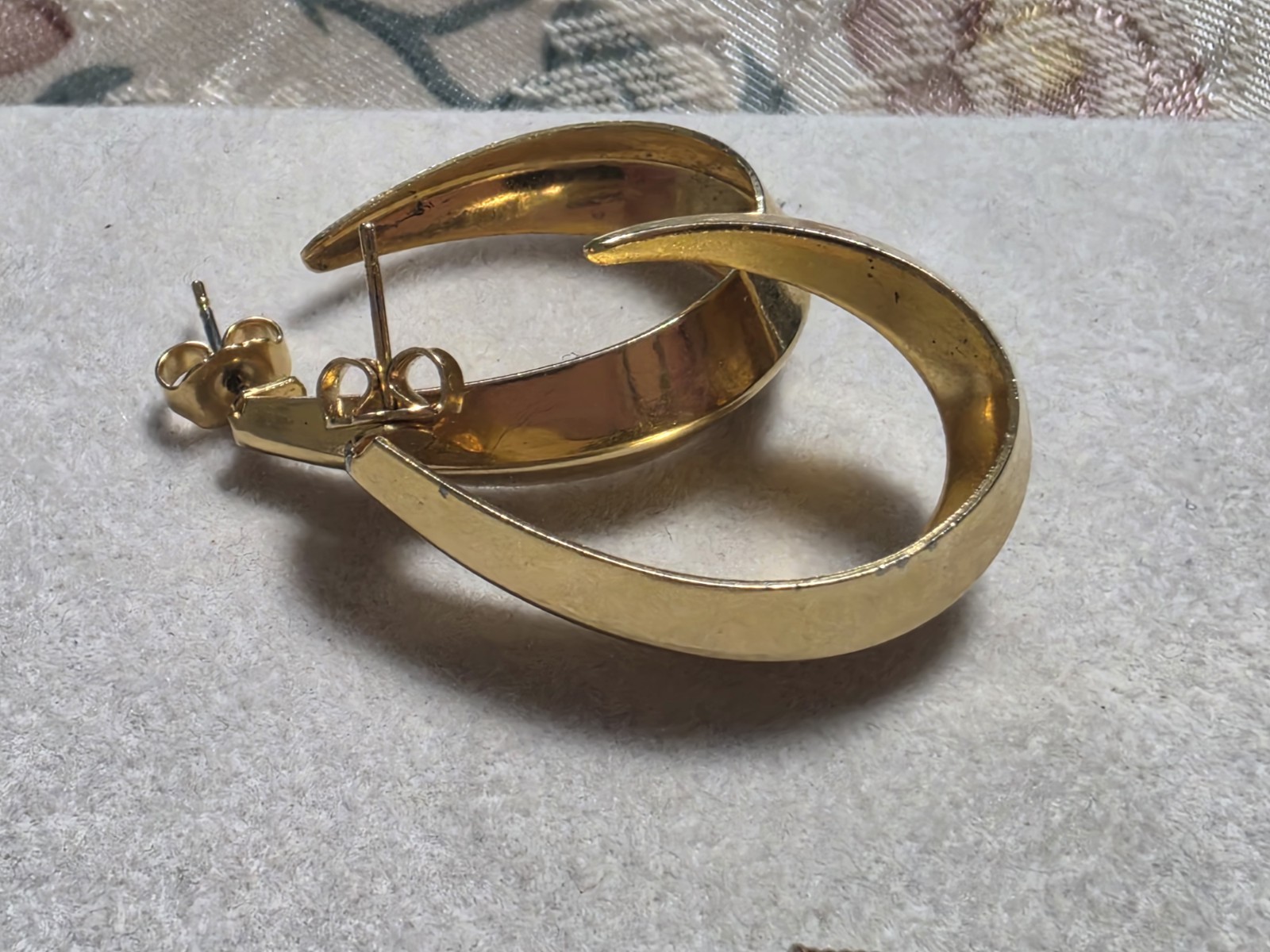Vintage Pierced Earrings, Lot of 6 Pairs Silver/Gold/Enamel/Crystal 1 Pair Avon