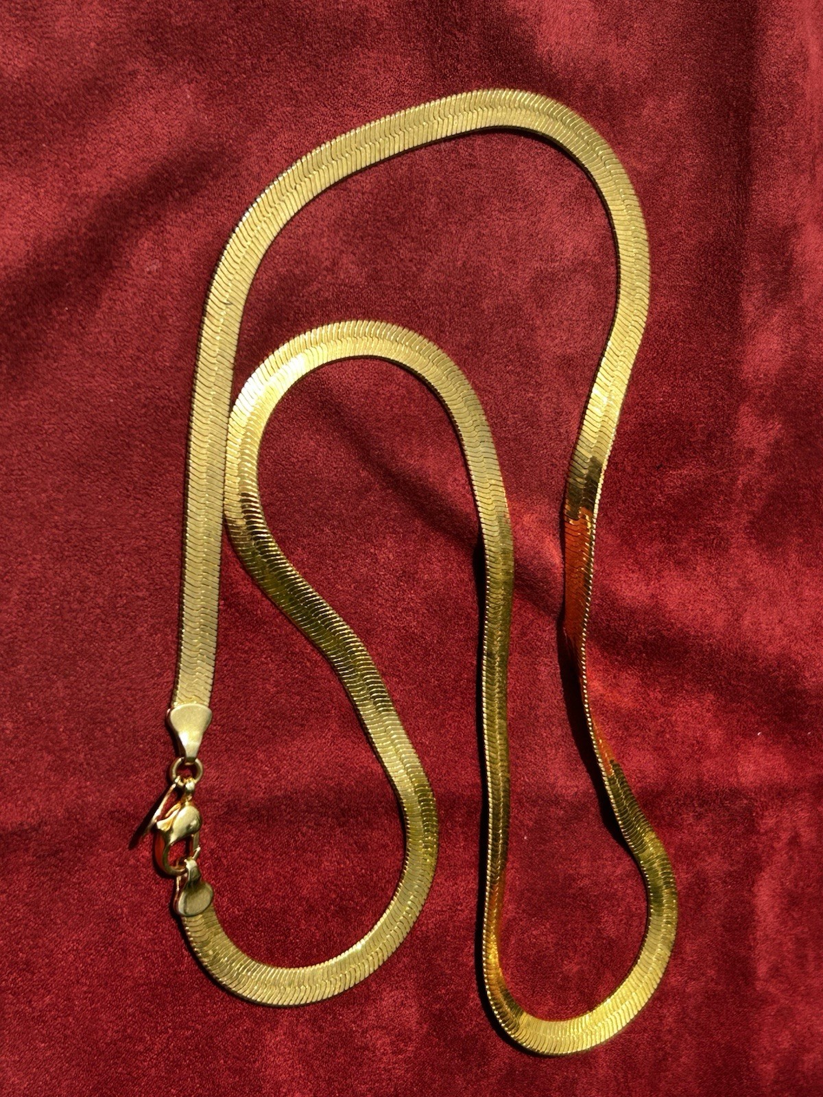 Premier Designs Wheat Chain Necklace 23in Gold Tone Thick Vintage Classic