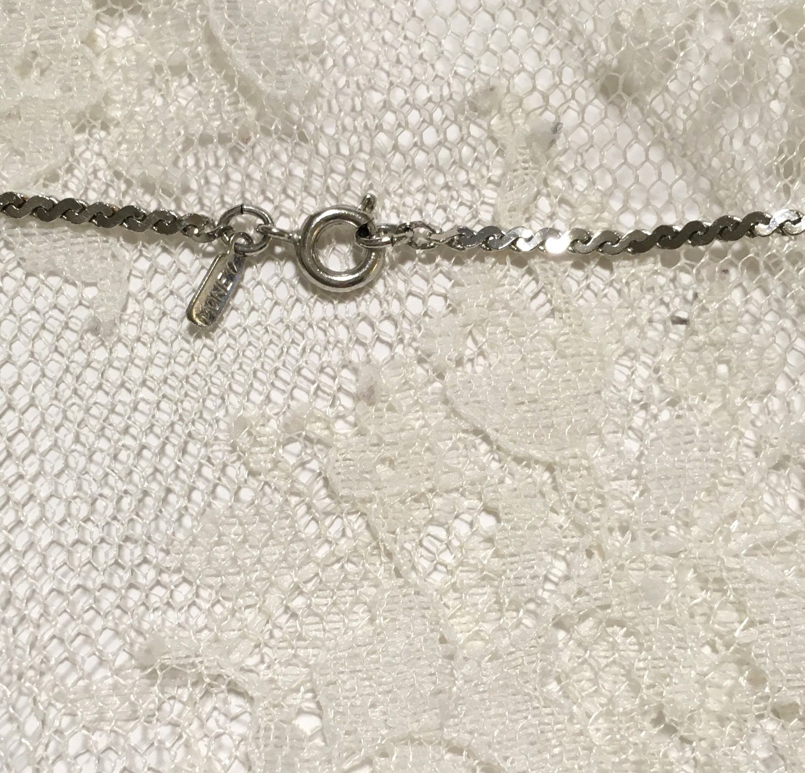 Vintage Monet Chain Necklace Thin Dainty Minimalist Fairy Daily Wear