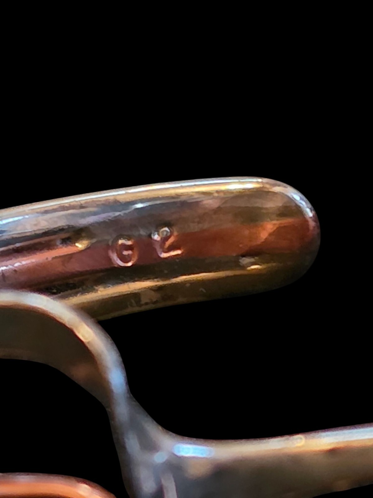 Sausalito Craftworks Tri Color Brass Copper Silver Twist Cuff Bracelet