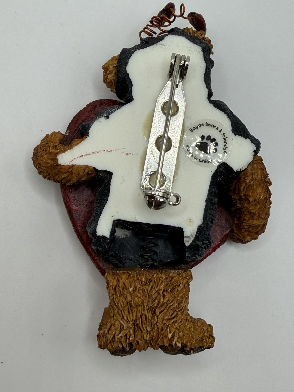 BOYD’S BEARS AND FRIEND PINS GREAT GIFT RESIN / METAL NEUTRAL COLORS SET OF 3