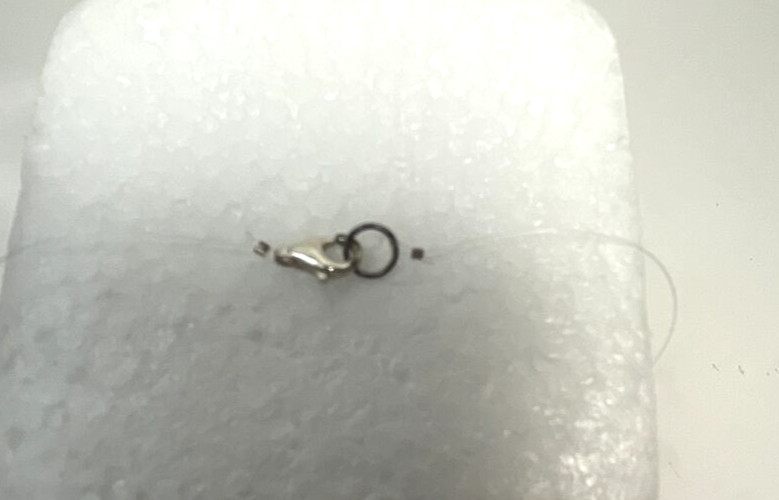 invisible chain crystal? sea glass? topaz? Lobster claw clasp Stunning
