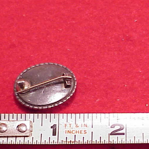 Vintage England Sterling Silver Butterfly Wing Sulphide CUPID ARROW Brooch