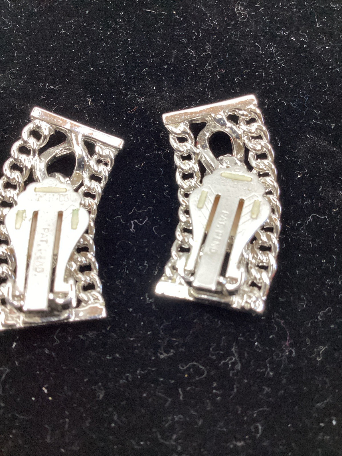 SARAH COVENTRY Silver Tone Earrings Signed Vintage Jewelry