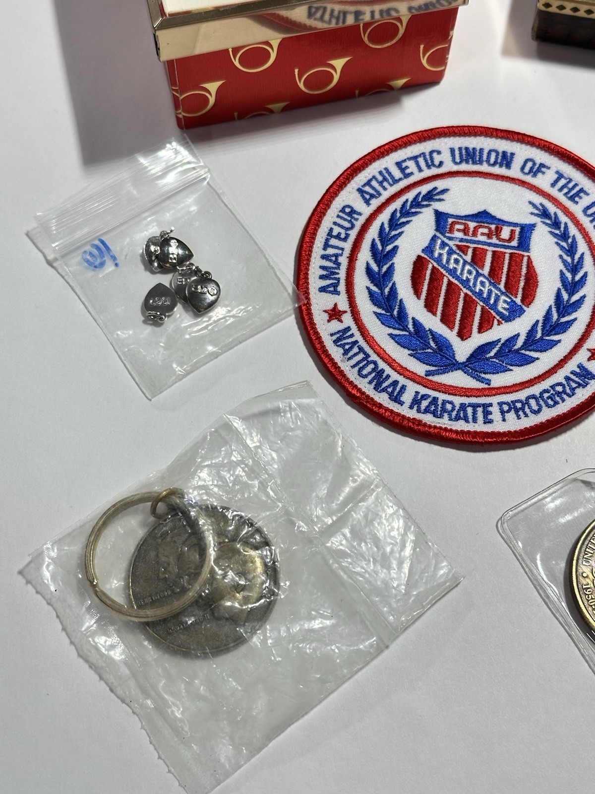 Huge Men’s Cufflink Tie Tac Accessory Estate Lot Swank Fraternity Medals Coins