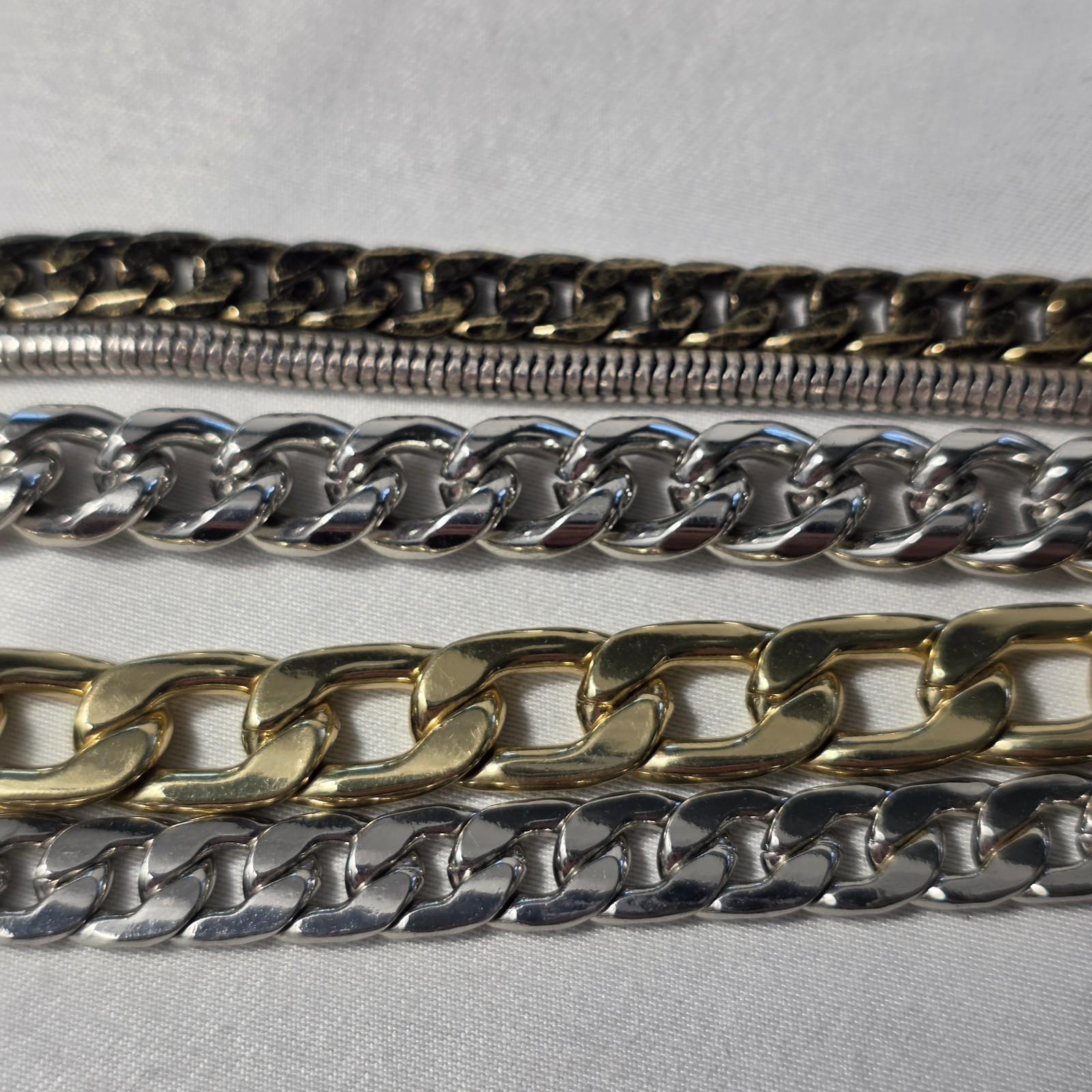 Jenny Bird Austin Multi-Strand Cuff Bracelet Mixed Metals & Chain Styles