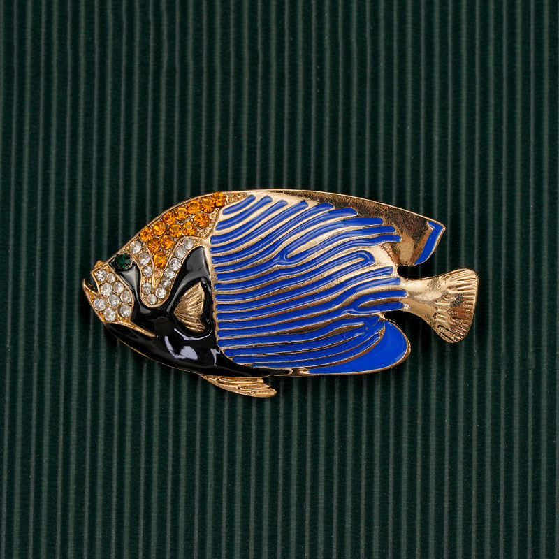 Vintage Women Animal Insect Classic Enamel Crystal Badges Brooches Jewelry Gift