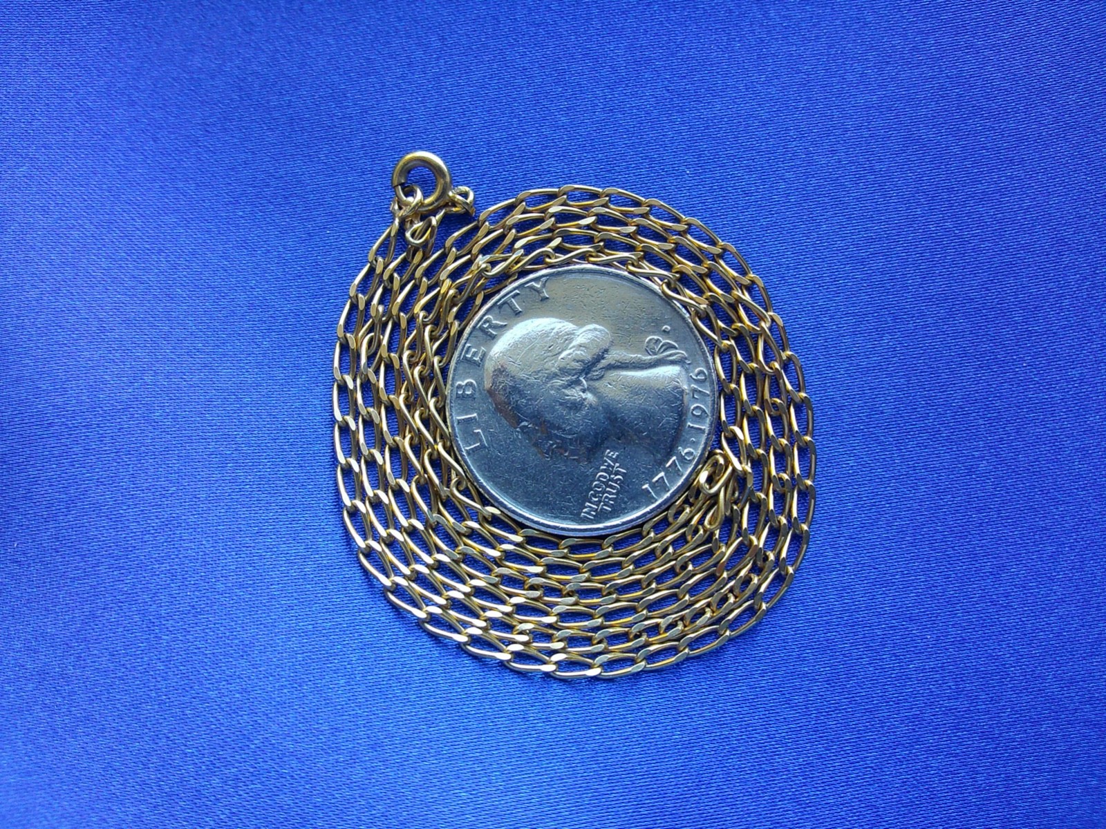 Rare Unique Antique Vintage French 60 cm Long 18K Solid Gold Necklace Chain ⛓️