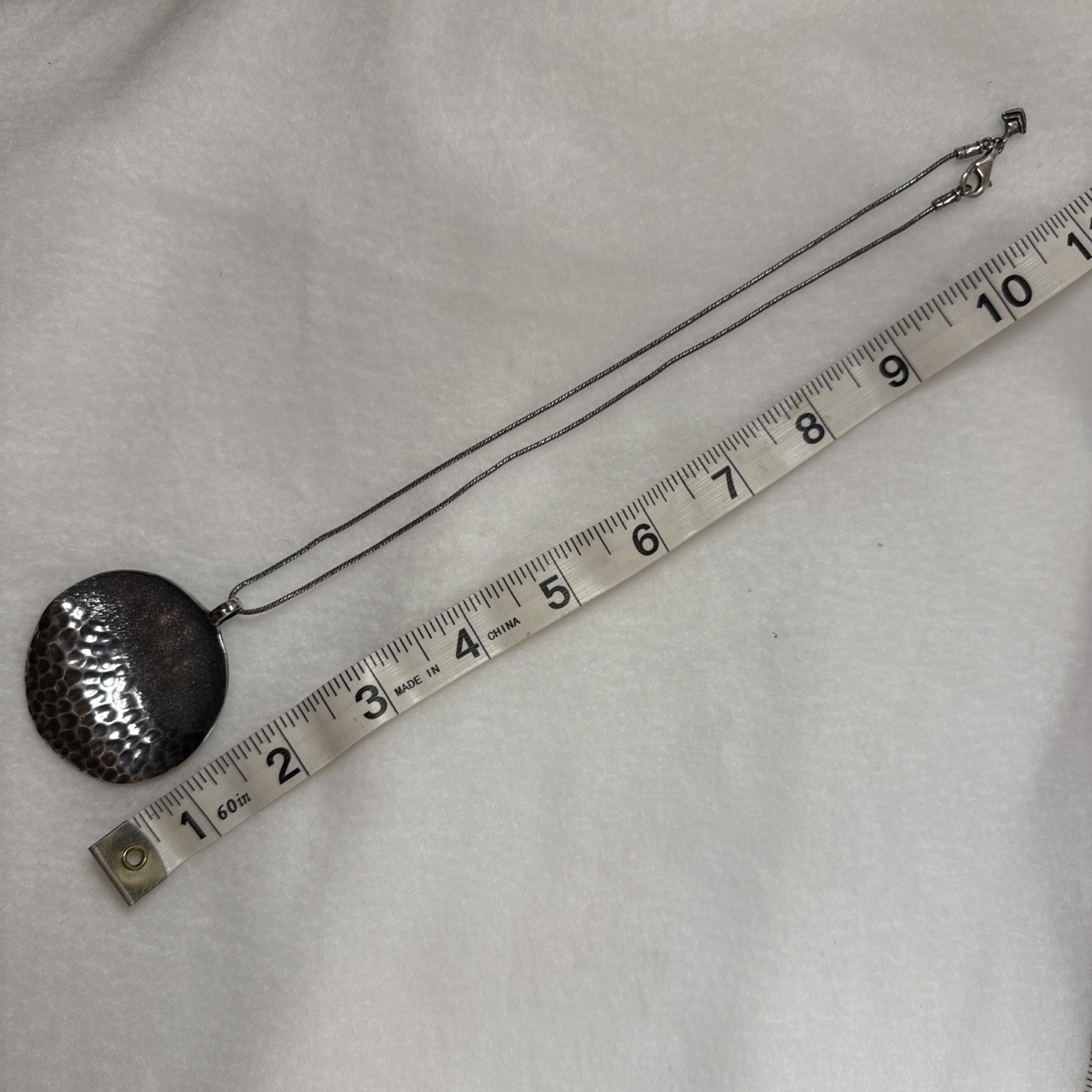 Silpada Retired Hammered Slver Neclace