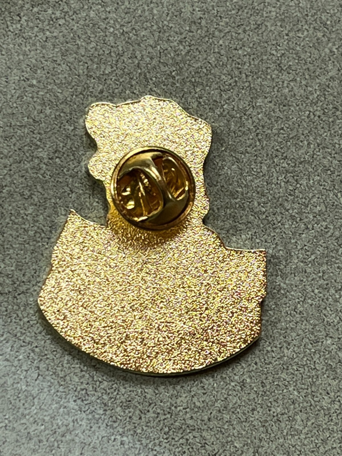 Gwen Stallkamp G.M.P. Purr-fect Harmony Cute Enamel Black Kitty Cat Goldtone Lap