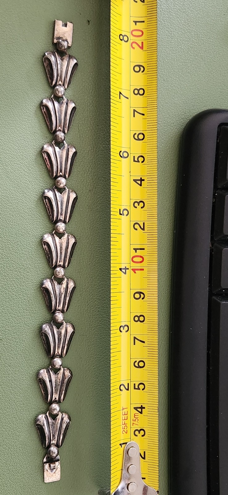 NIELS ERIK STERLING SILVER N.E FROM DENMARK MODERNIST BRACELET