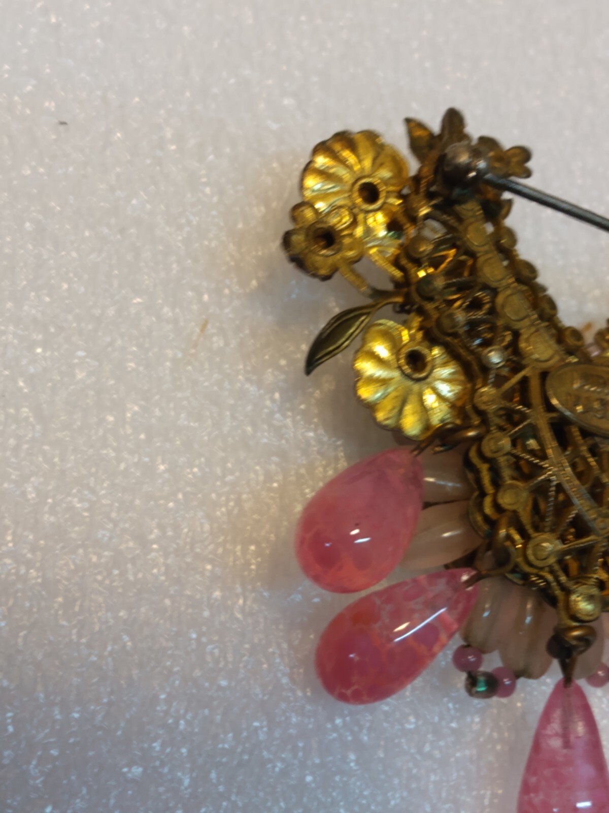Miriam Haskell Beautiful (Signed) Brooch (Rare)1930’s – 1950’s – Vintage