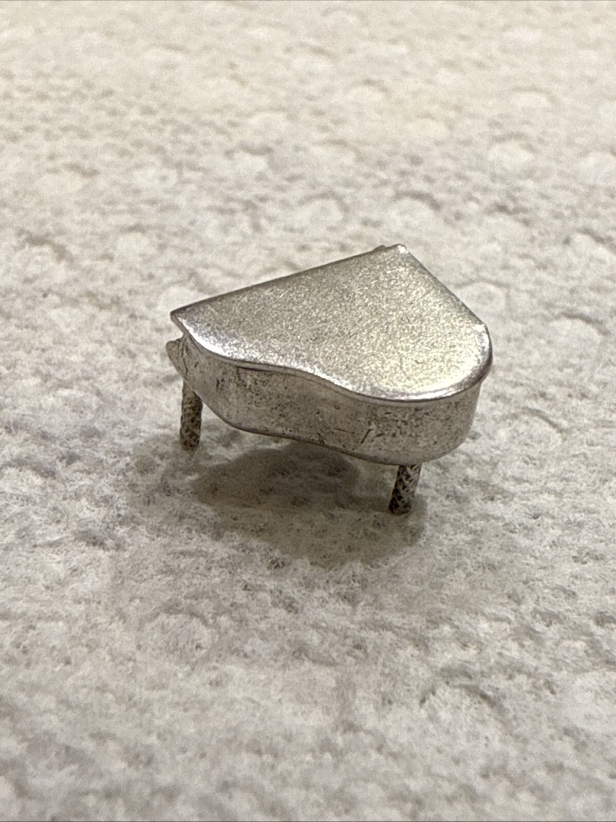 Piano Charm Sterling Silver for Jewelry Bracelet Hindged Top Working Door 1019