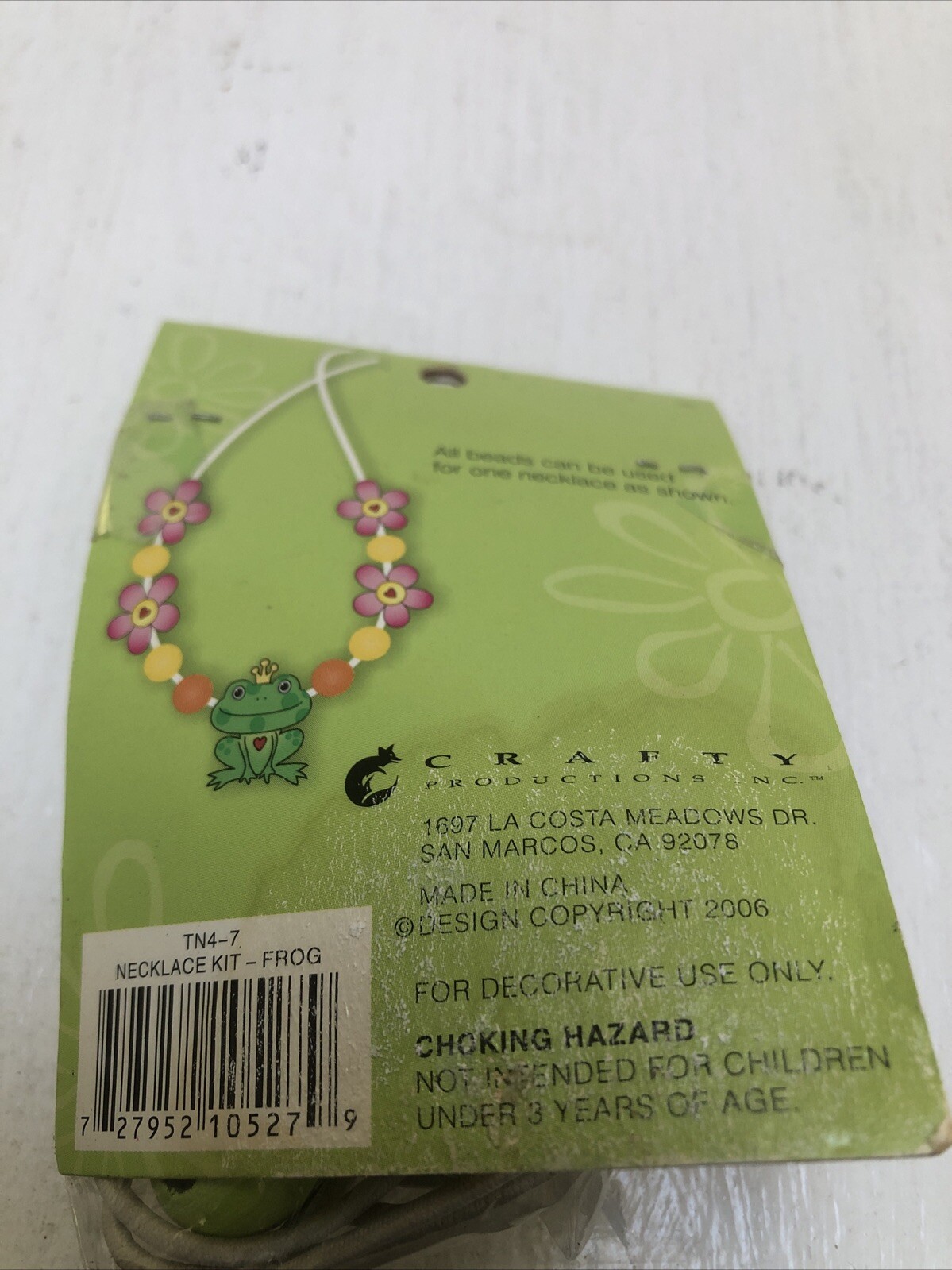 Vintage Craft N Wear Trinket Necklace Kit