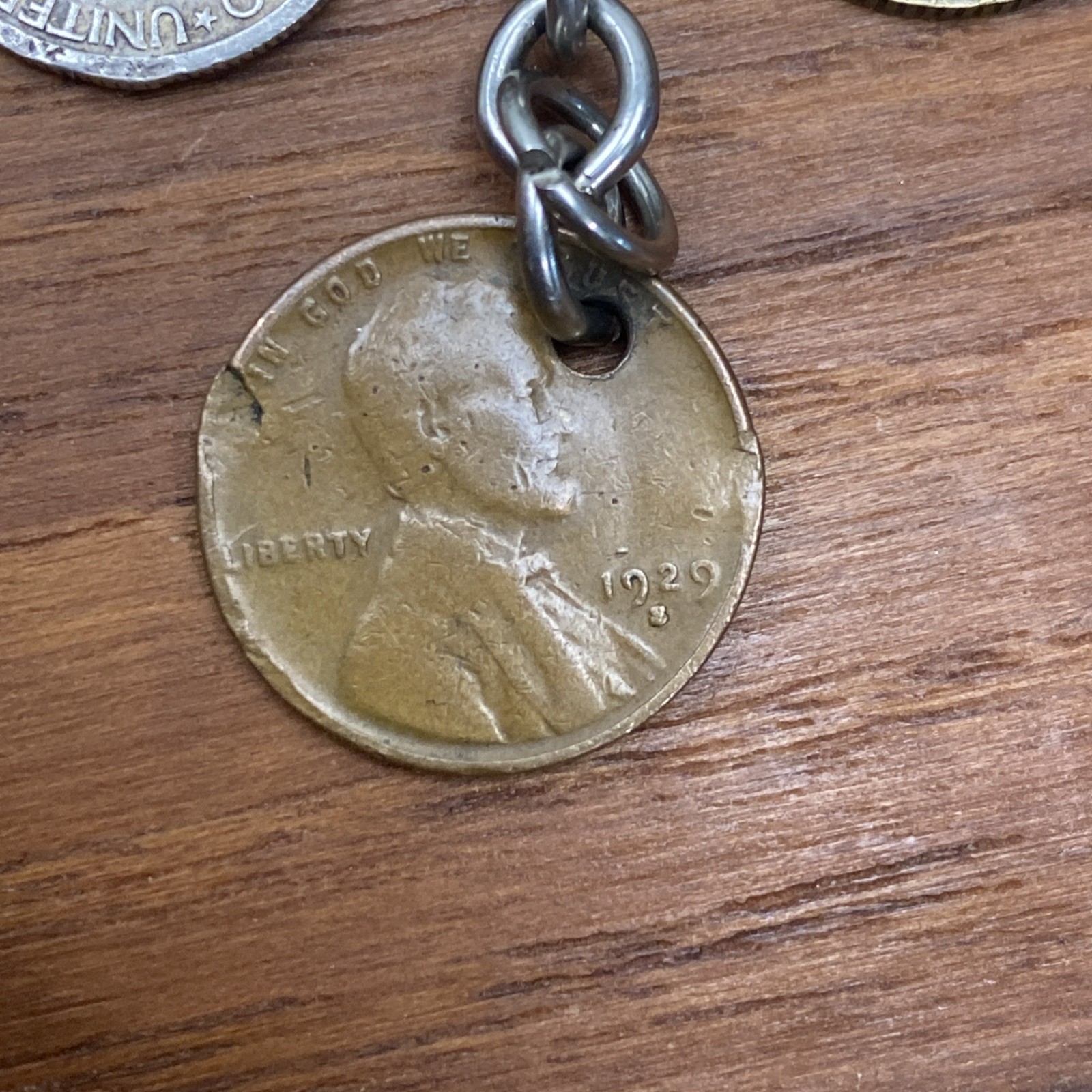 Vintage International Coin Bracelet Barber Dime Silver Reichspfenning
