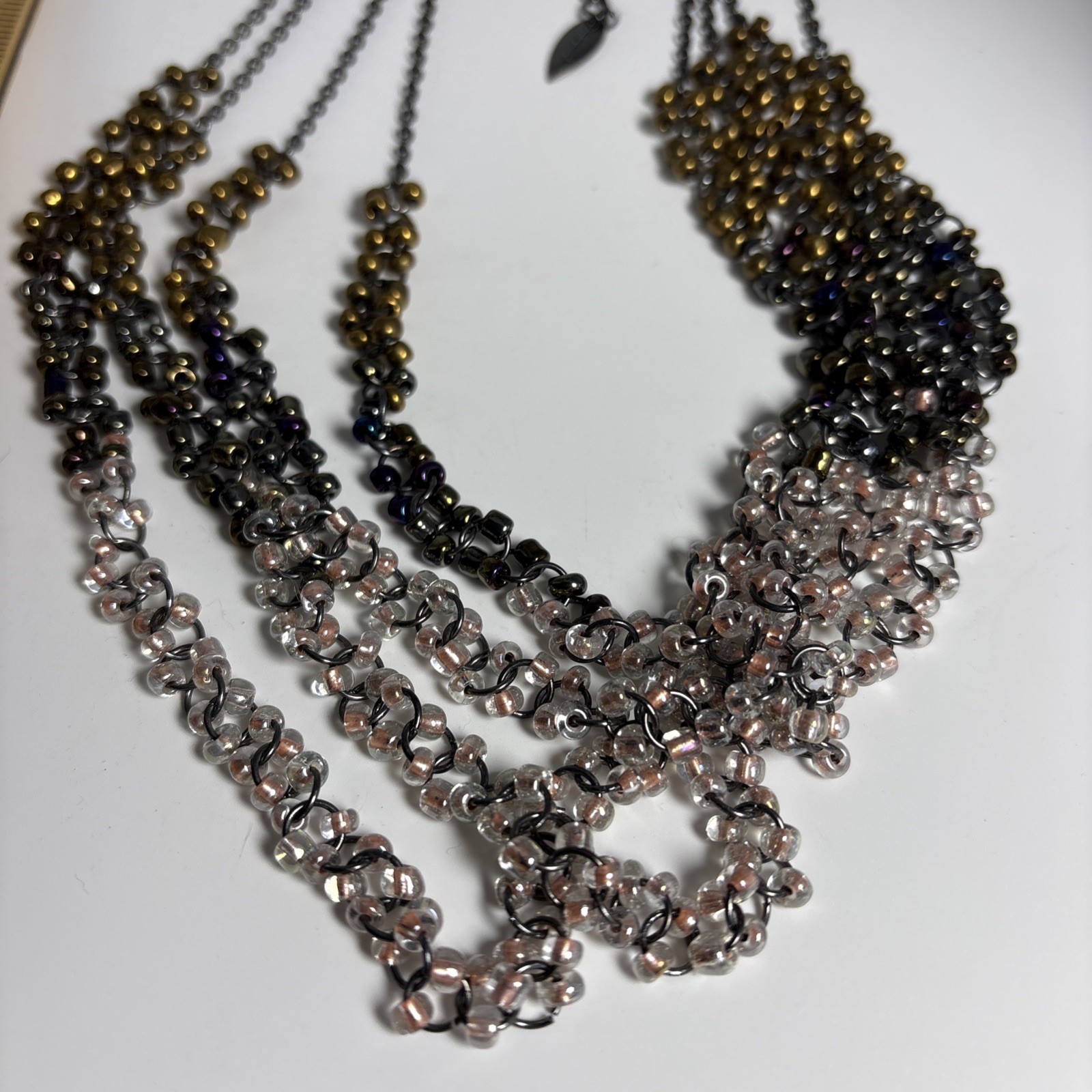 Vintage Coldwater Creek Jewelry Necklace Multi Color